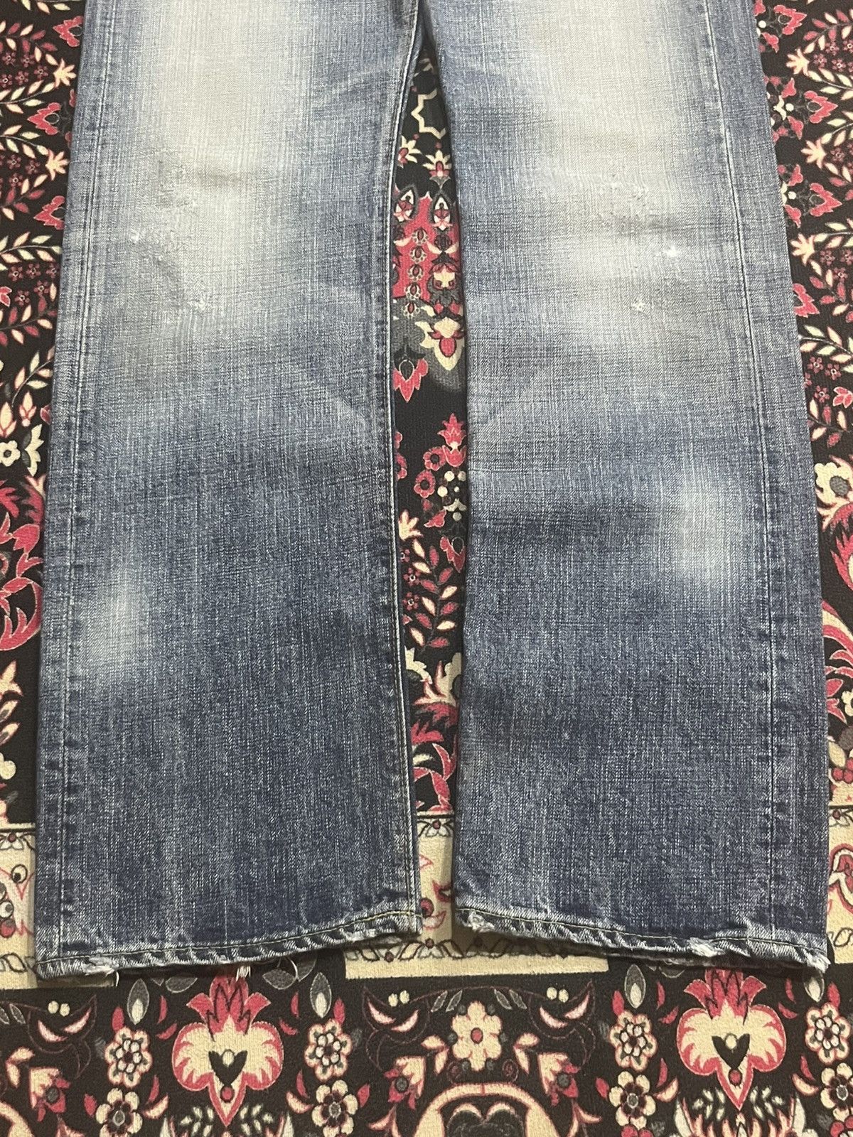 Eternal Vintage Japanese Brand Eternal Blue Faded Washed Slash Jeans Size US 32 / EU 48 - 12 Thumbnail