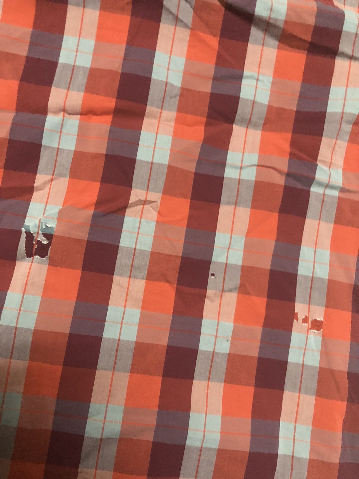 Arc'teryx Arcteryx Plaid Checkered Short Sleeve Button Up Shirt Maroon Size US L / EU 52-54 / 3 - 3 Thumbnail