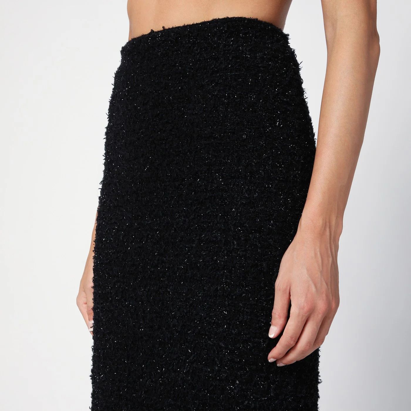 Balenciaga o1d2blof0426 Midi Skirt in Black Size 32" / US 10 / IT 46 - 5 Thumbnail