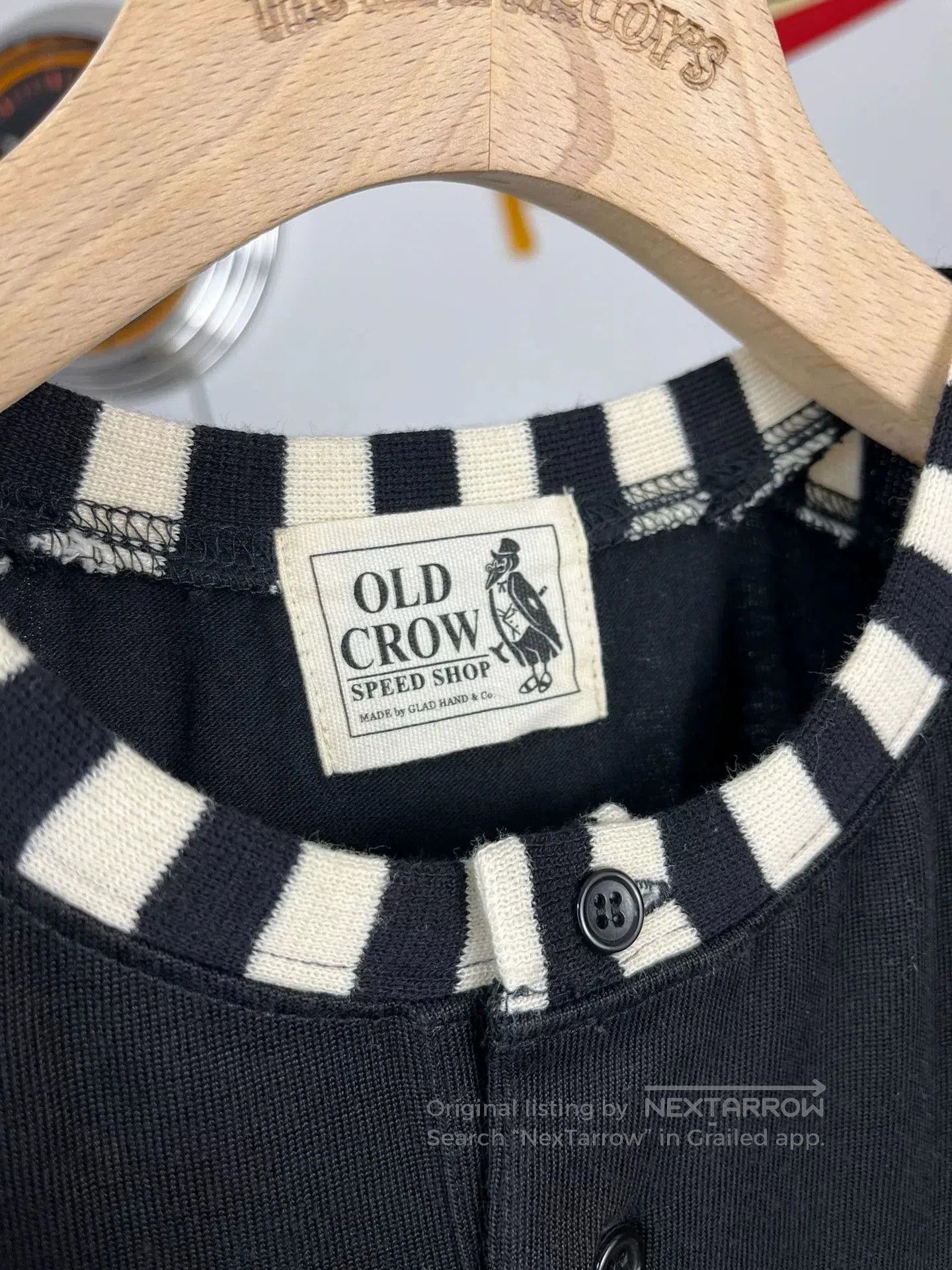 M. Crow Old Crow Vintage Motorcycle T-Shirt. Size US L / EU 52-54 / 3 - 4 Thumbnail