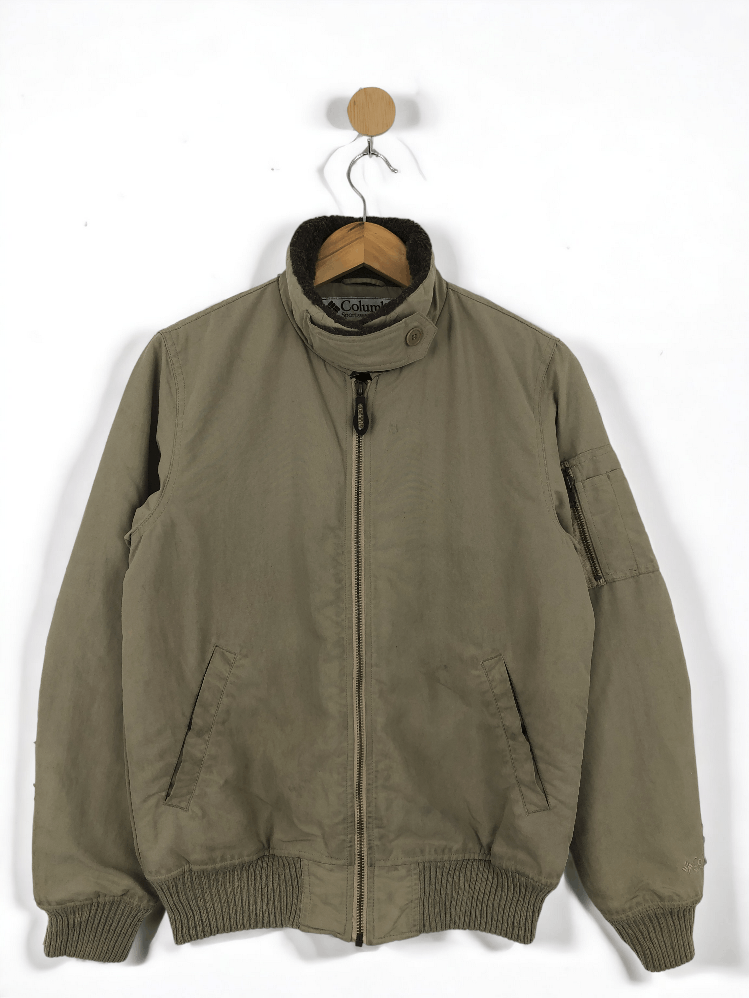 Columbia Vintage 90s Columbia Bomber Fleece Zipper Up Jacket JA0019 Size US M / EU 48-50 / 2 - 1 Thumbnail