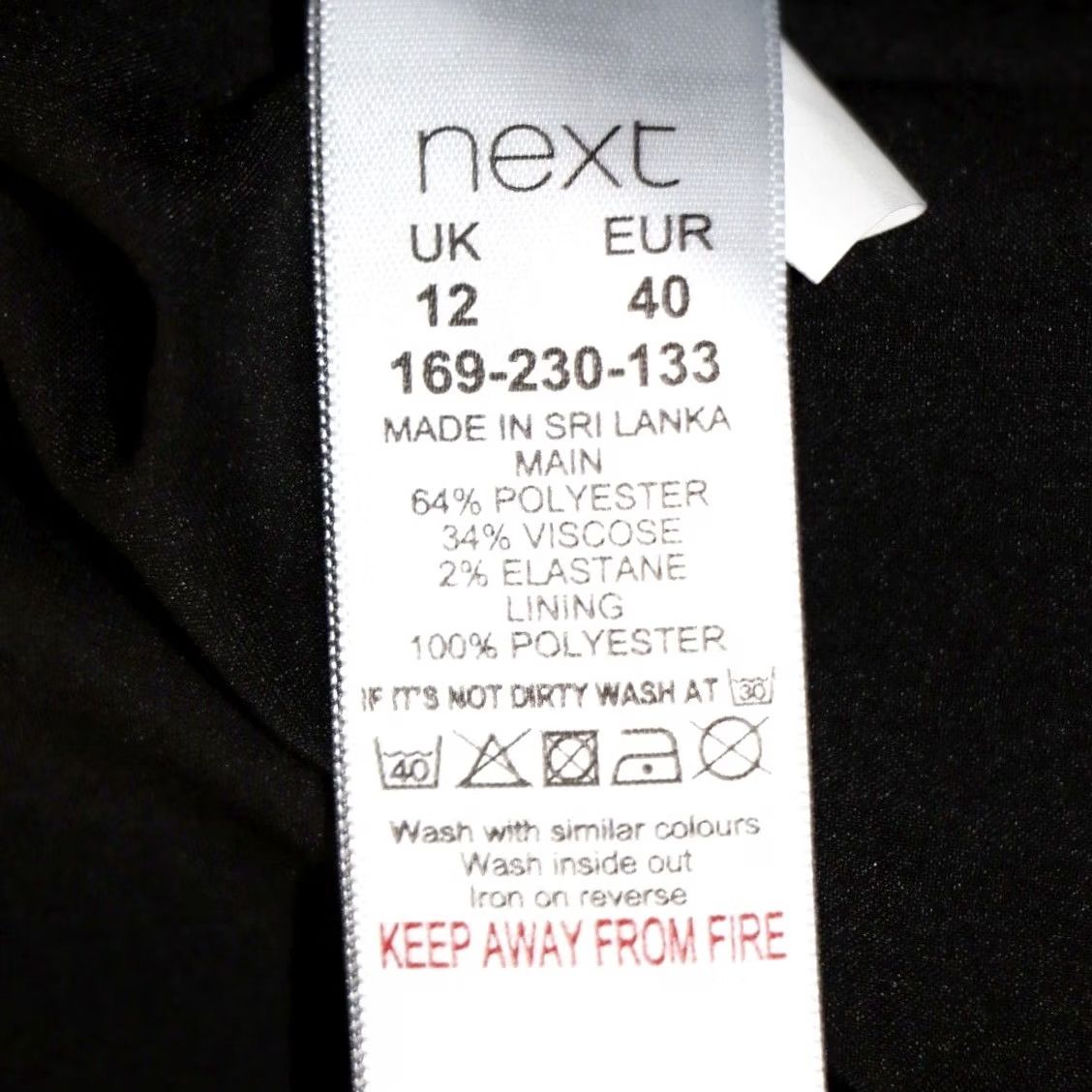 NEXT Vintage Houndstooth Check Womens Next Tunic Dress UK 12R Size 34" / US 12 / IT 48 - 6 Thumbnail