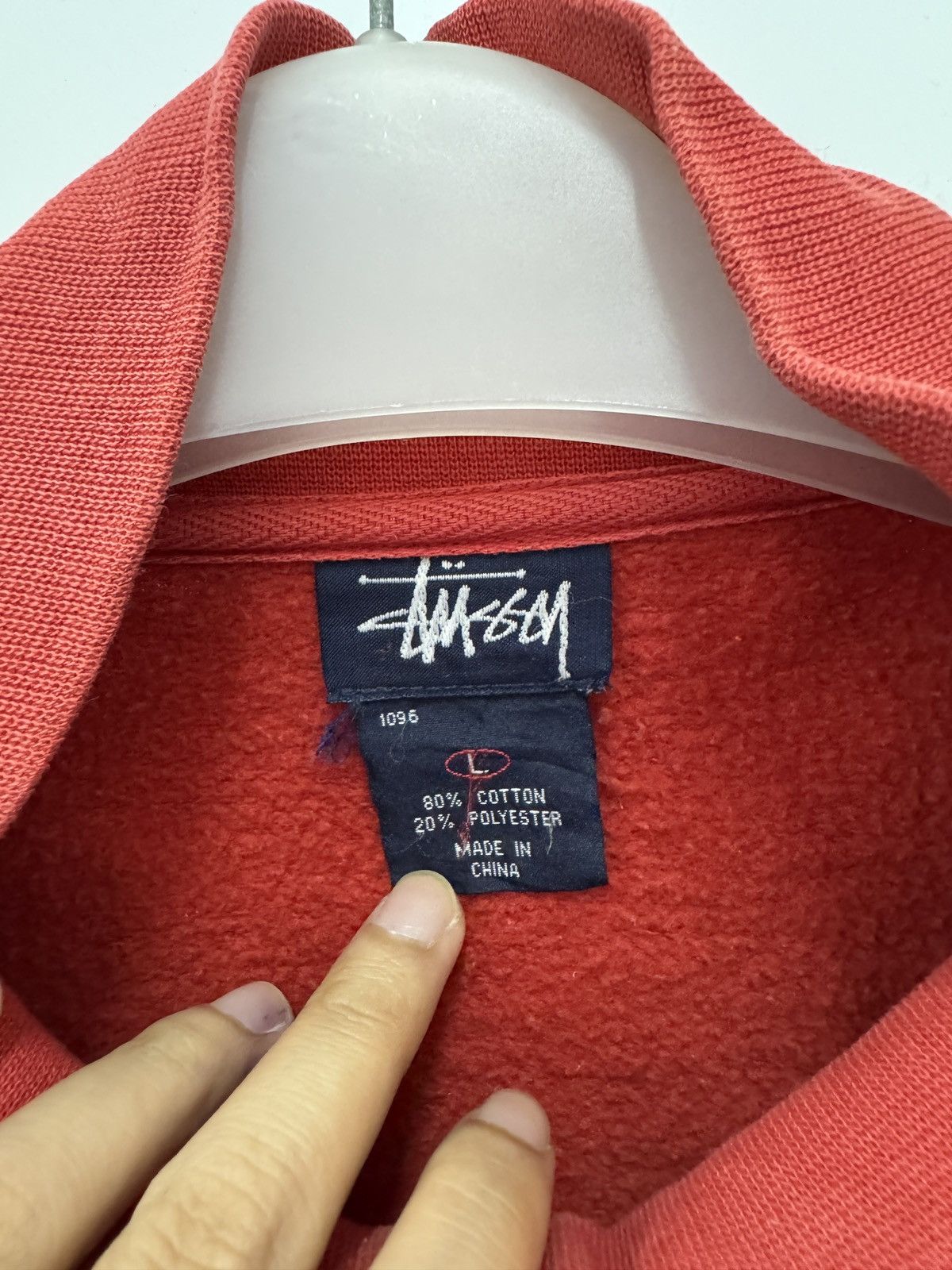 Stussy 🔥 VINTAGE 90's STUSSY DISTRESSED STREETWEAR SWEATSHIRT - L Size US L / EU 52-54 / 3 - 8 Thumbnail