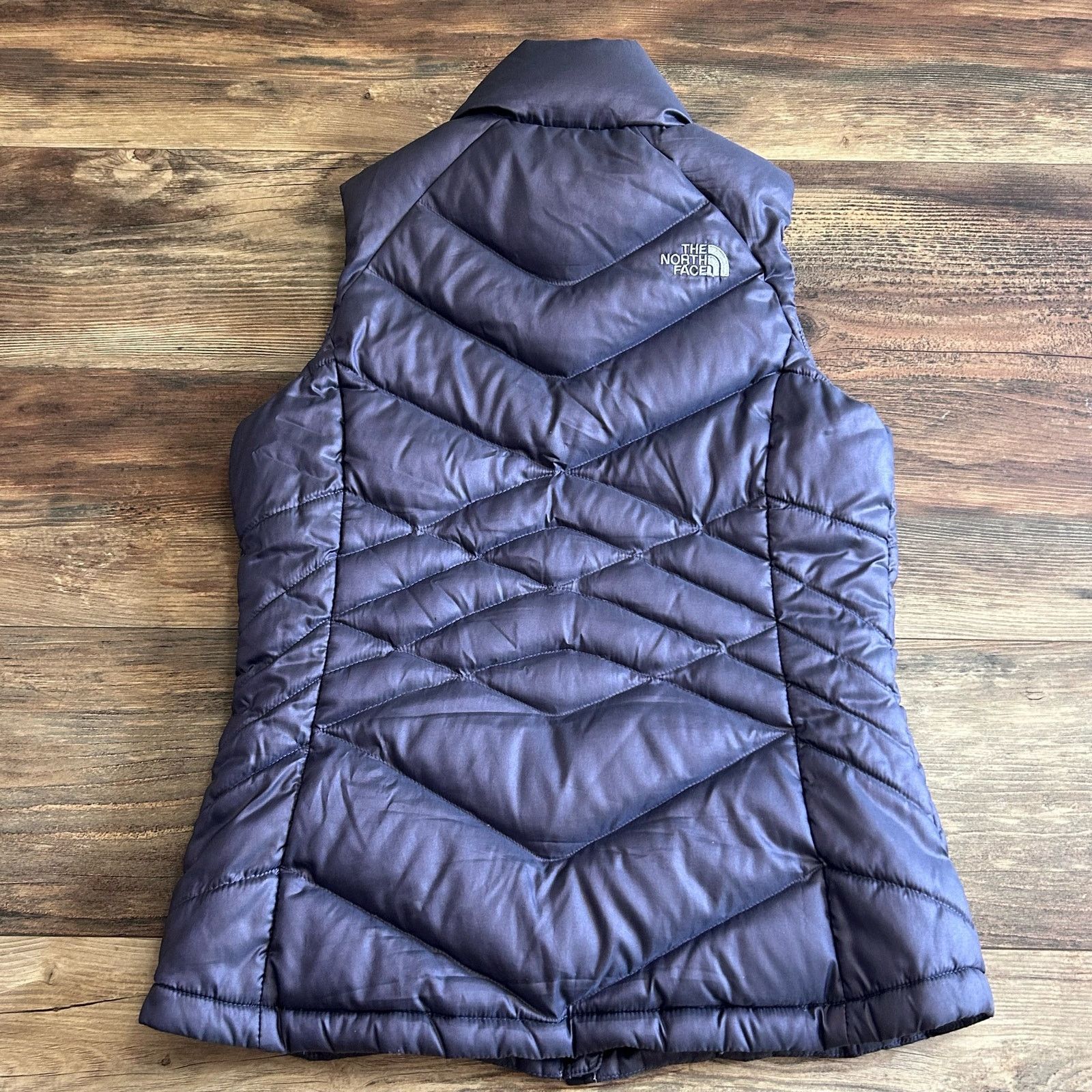 The North Face North Face 550 Puffer Vest Goose Down Metallic Purple Small Size S / US 4 / IT 40 - 10 Thumbnail