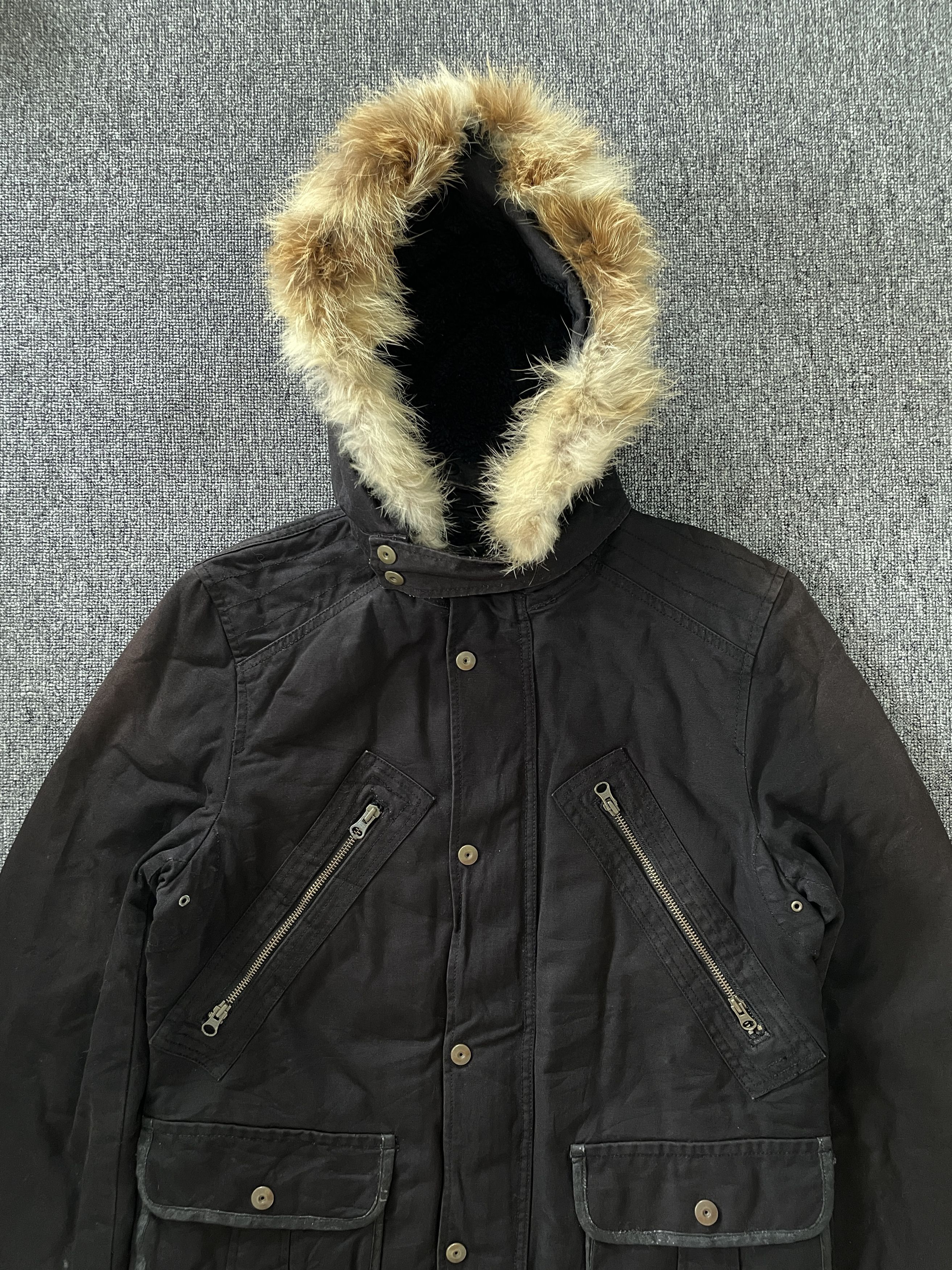 PPFM Archive PPFM Fur Trimmed Hood Gothic Punk Jacket Y2K LGB Size US L / EU 52-54 / 3 - 2 Thumbnail