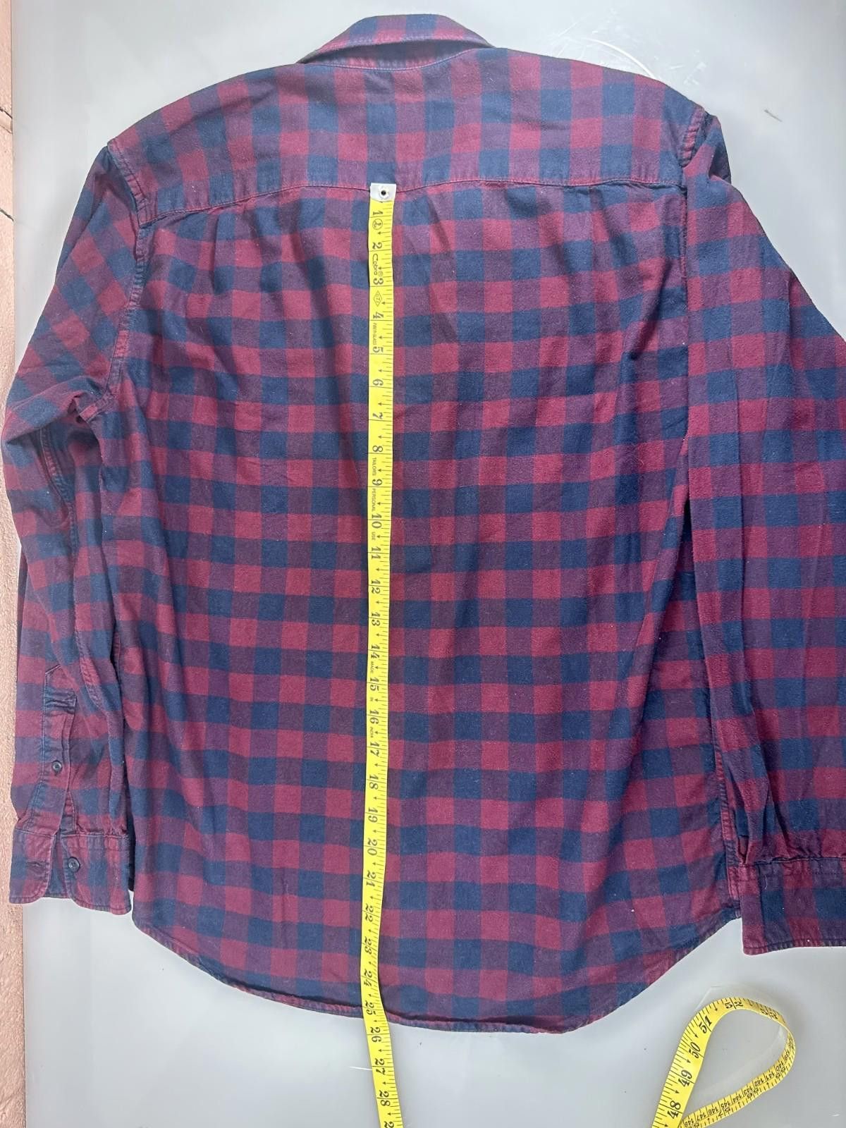American Eagle Outfitters American Eagle Plaid Flannel Button Down Red Blue Men's M Size US M / EU 48-50 / 2 - 5 Thumbnail