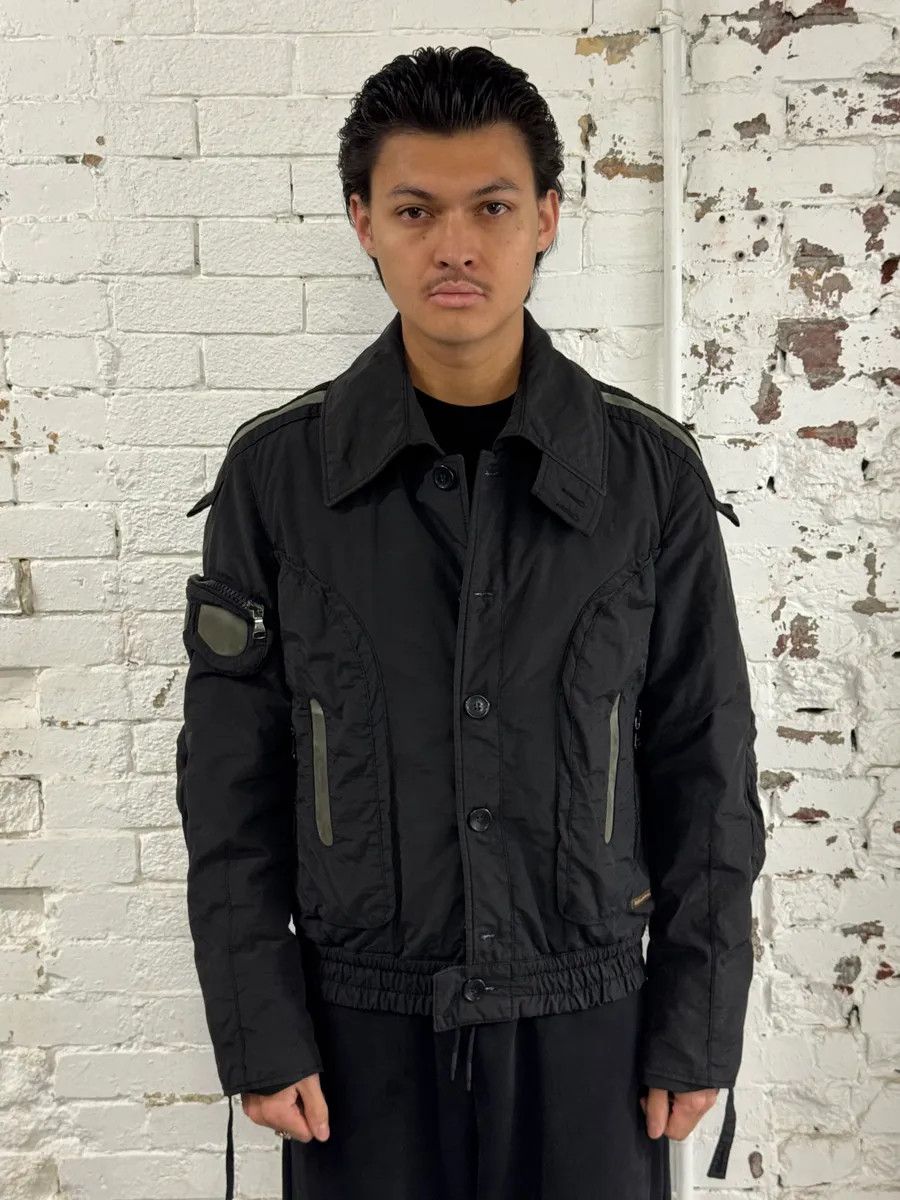 Dolce & Gabbana FW2004 Dolce & Gabbana Multi-Pocket Black Nylon Bomber Jacket Size US L / EU 52-54 / 3 - 2 Thumbnail
