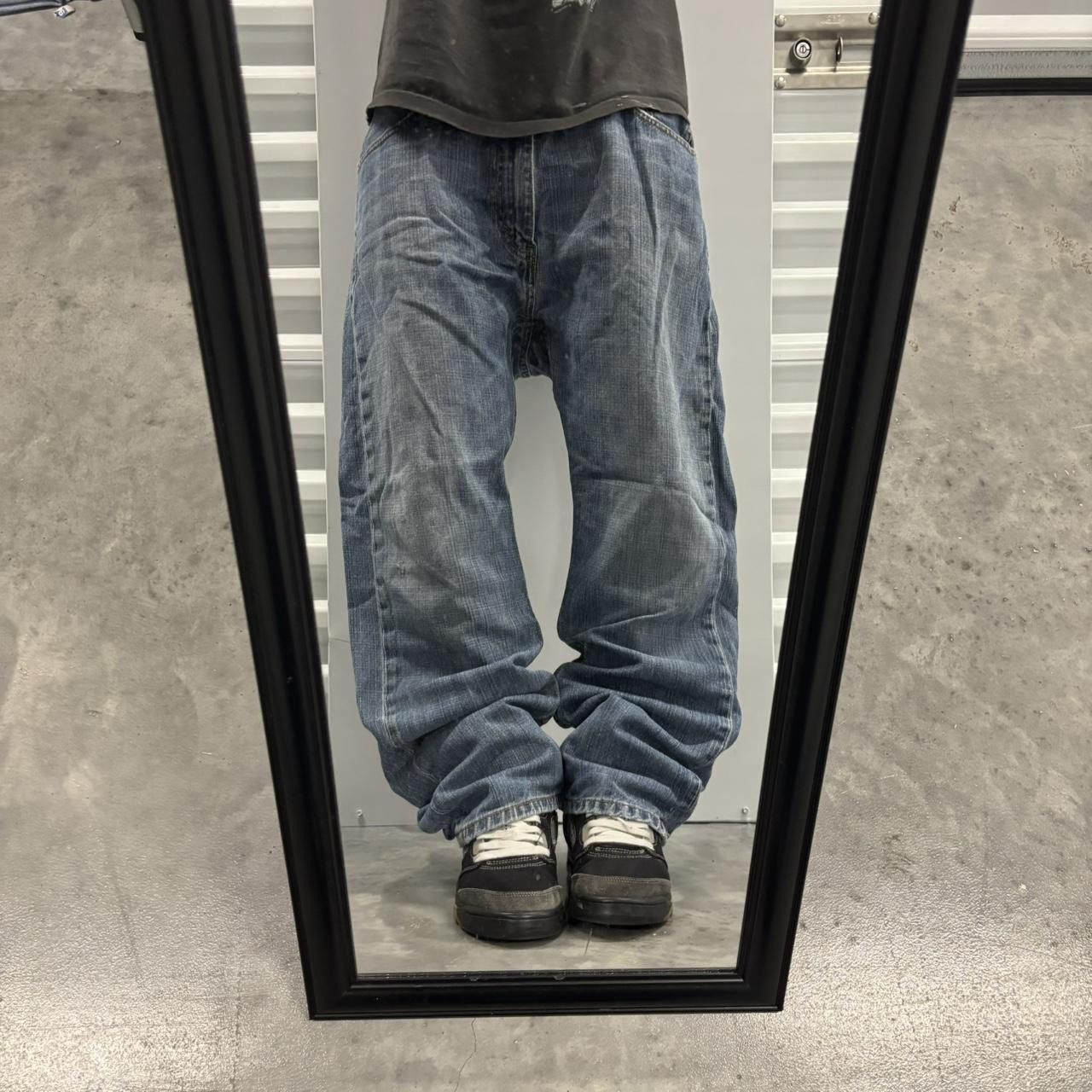 Levi's × Vintage Crazy Vintage Y2K/2000s Grunge Levi’s Dark Wash Skater Denim Jeans! Size US 36 / EU 52 - 1 Thumbnail