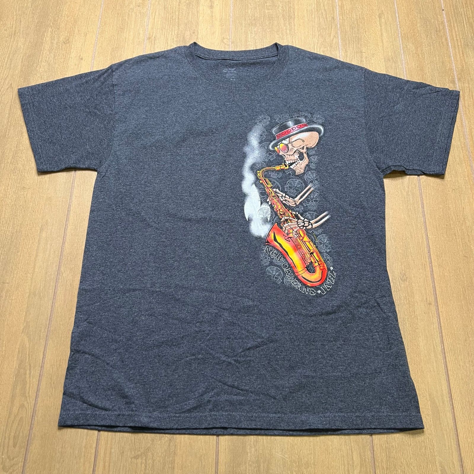 Vintage Vintage New Orleans Voodoo Jazz Band skeleton graphic Men L Size US L / EU 52-54 / 3 - 1 Thumbnail