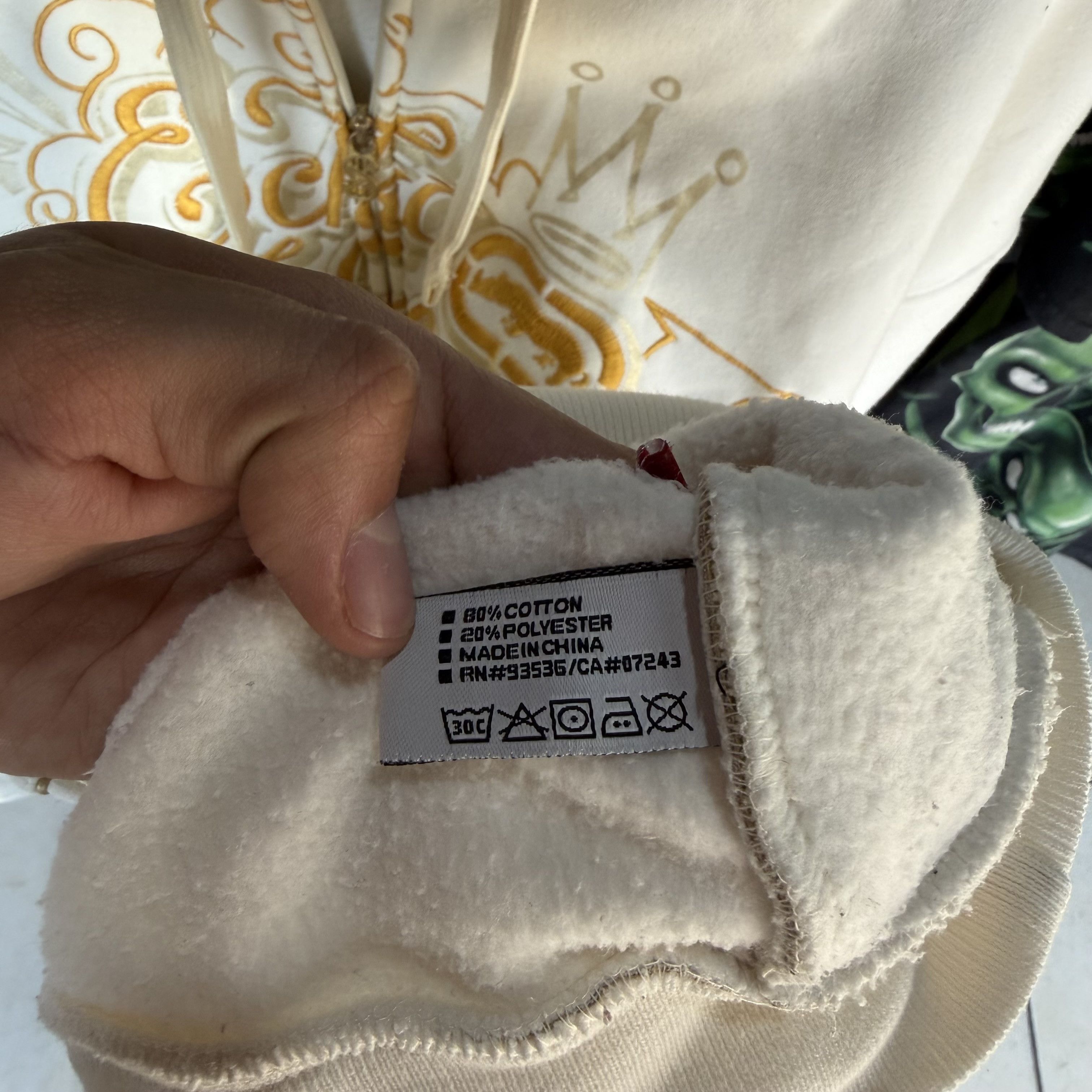 Ecko Unltd. Vintage Ecko Unltd Hoodie Mens 2XL White Gold Sweatshirt Size US XL / EU 56 / 4 - 10 Thumbnail