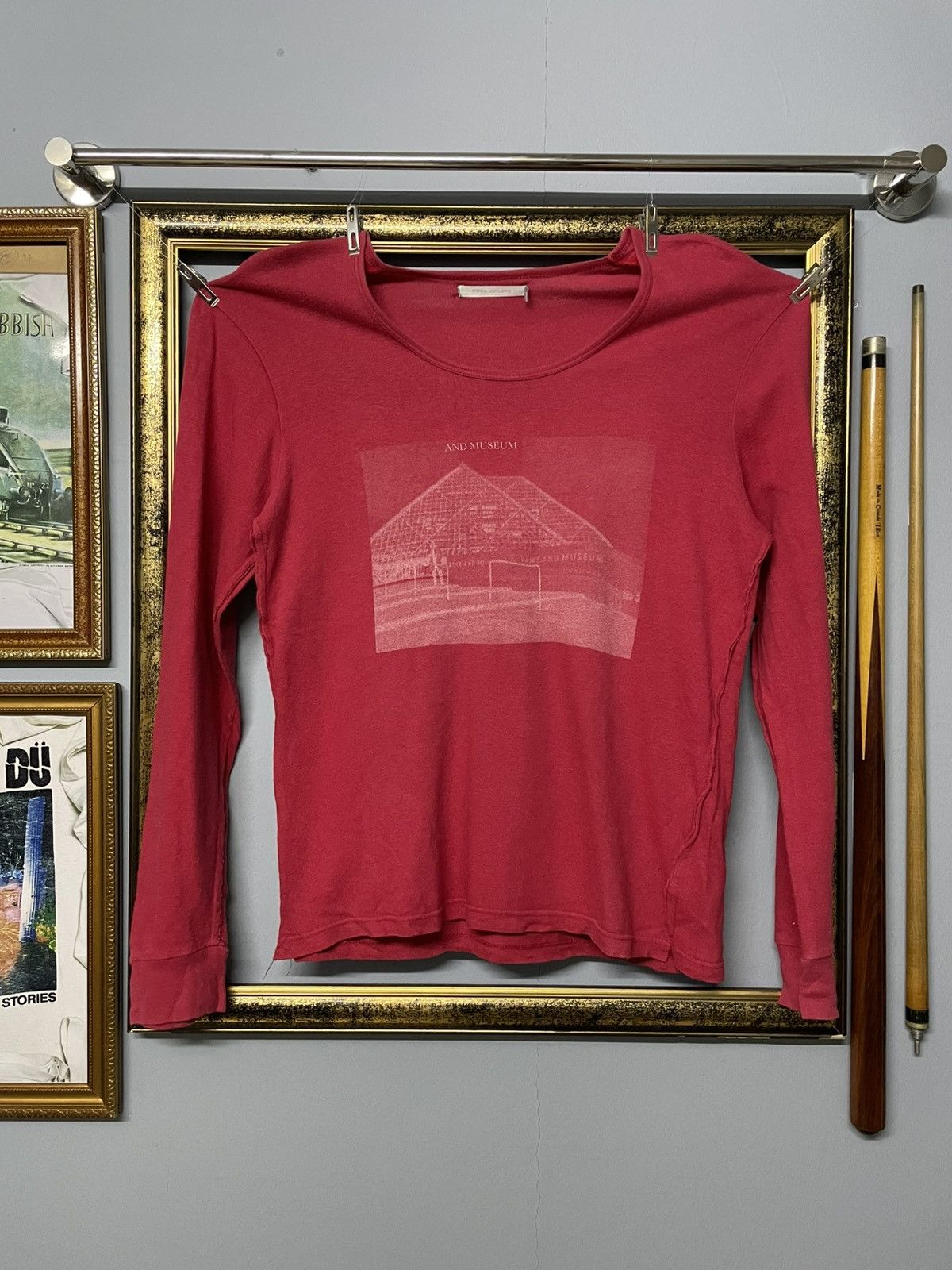 Japanese Brand Vintage 1990s Japan Phono By Parasitic Art Museum Longsleeve Size US M / EU 48-50 / 2 - 1 Thumbnail