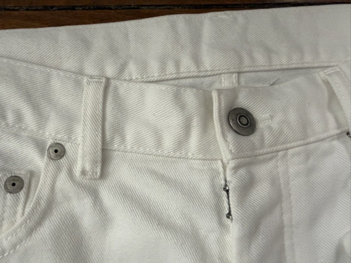 Maison Margiela AW23 Line 10 white denim jeans, size 34, made in Italy Size US 34 / EU 50 - 8 Thumbnail