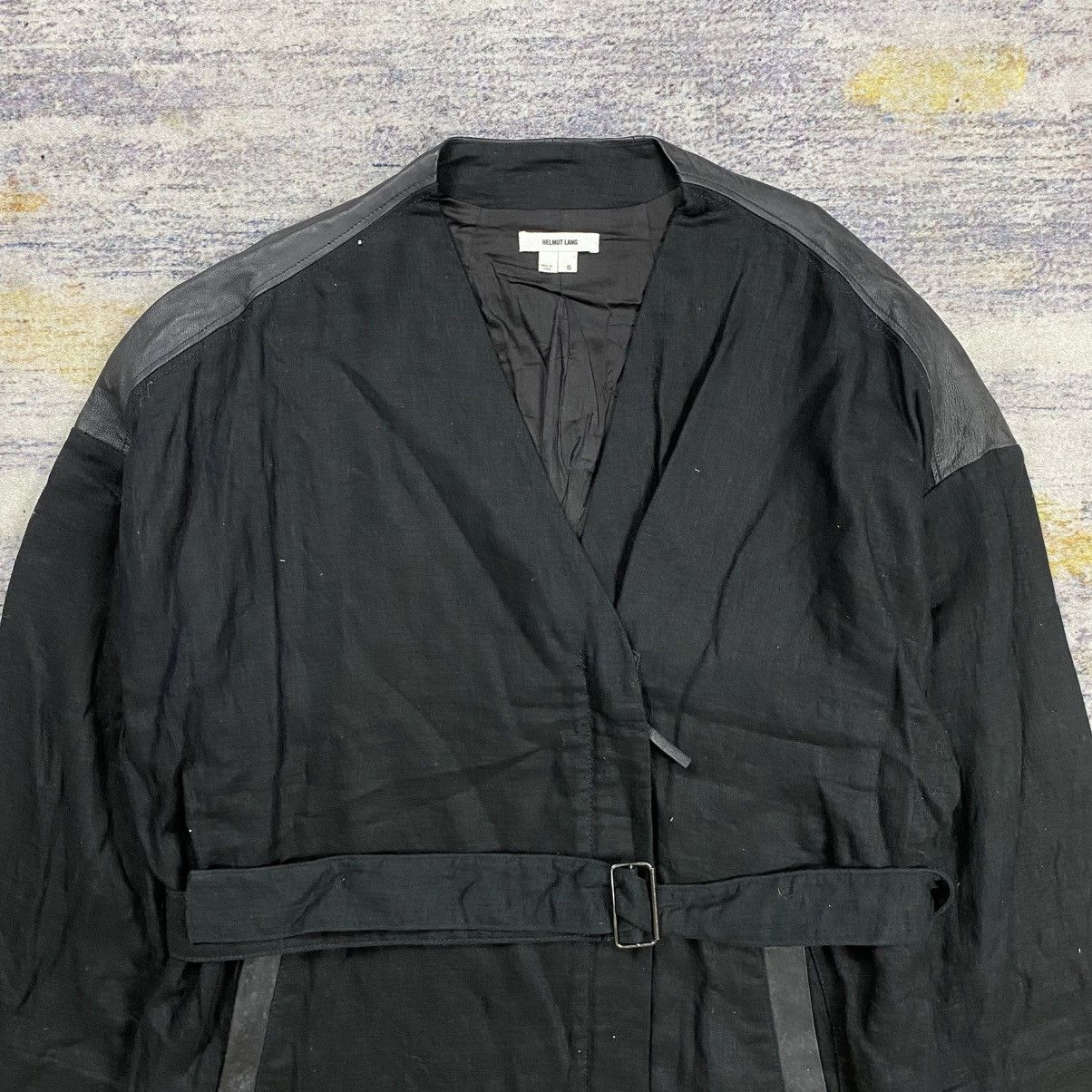 Helmut Lang Helmut lang outer jacket mix leather Size US S / EU 44-46 / 1 - 3 Thumbnail