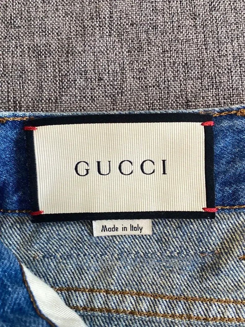 Gucci Gucci Striped webbing tapered jeans Size US 33 - 8 Thumbnail