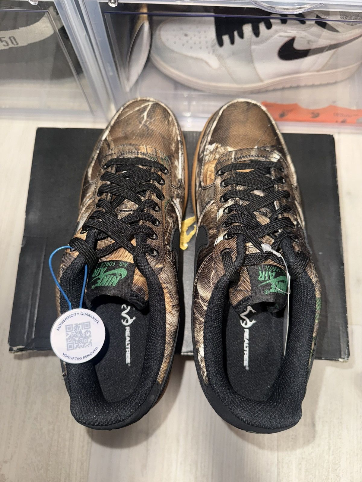 Nike Nike Air Force 1 Low RealTree Camo Black Gum Size US 8.5 / EU 41-42 - 6 Thumbnail