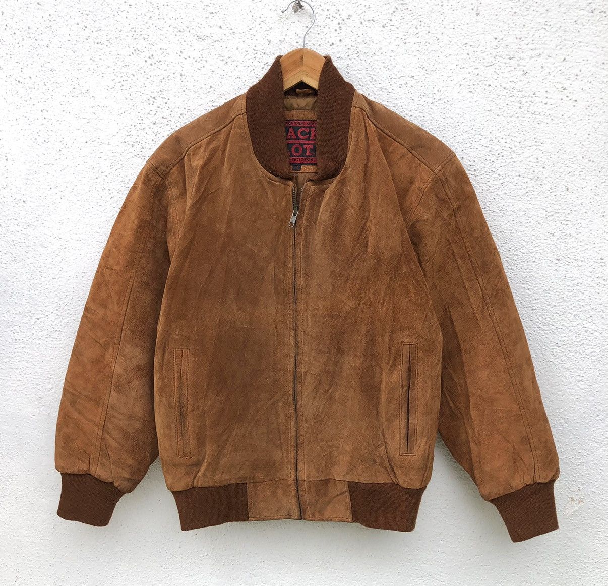 Vintage Vintage Black Lot Suede Leather Bomber Jacket Size US M / EU 48-50 / 2 - 4 Thumbnail