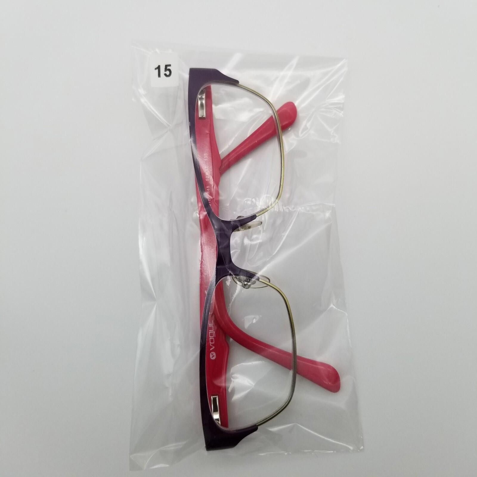 Vogue Vogue Eyeglasses FRAMES ONLY VO 3918 934 52-17-135 Pink Y969 Size ONE SIZE - 9 Thumbnail