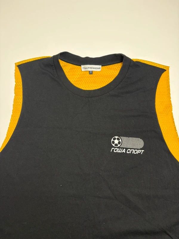 Gosha Rubchinskiy Gosha Rubchinskiy Football Mesh Tank Top Size US XL / EU 56 / 4 - 7 Thumbnail