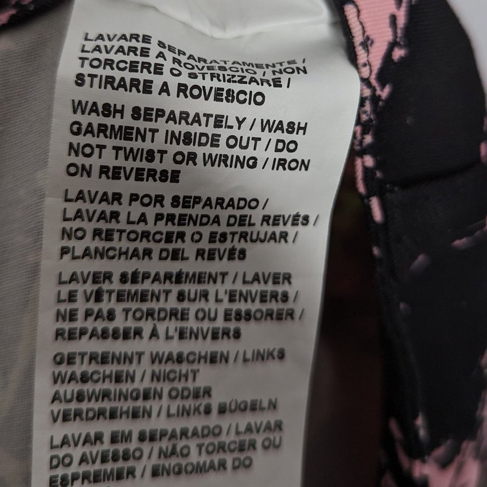 Love Moschino Love Moschino Black And Neon Splatter Print Mini Skirt Size 27" / US 4 / IT 40 - 10 Thumbnail
