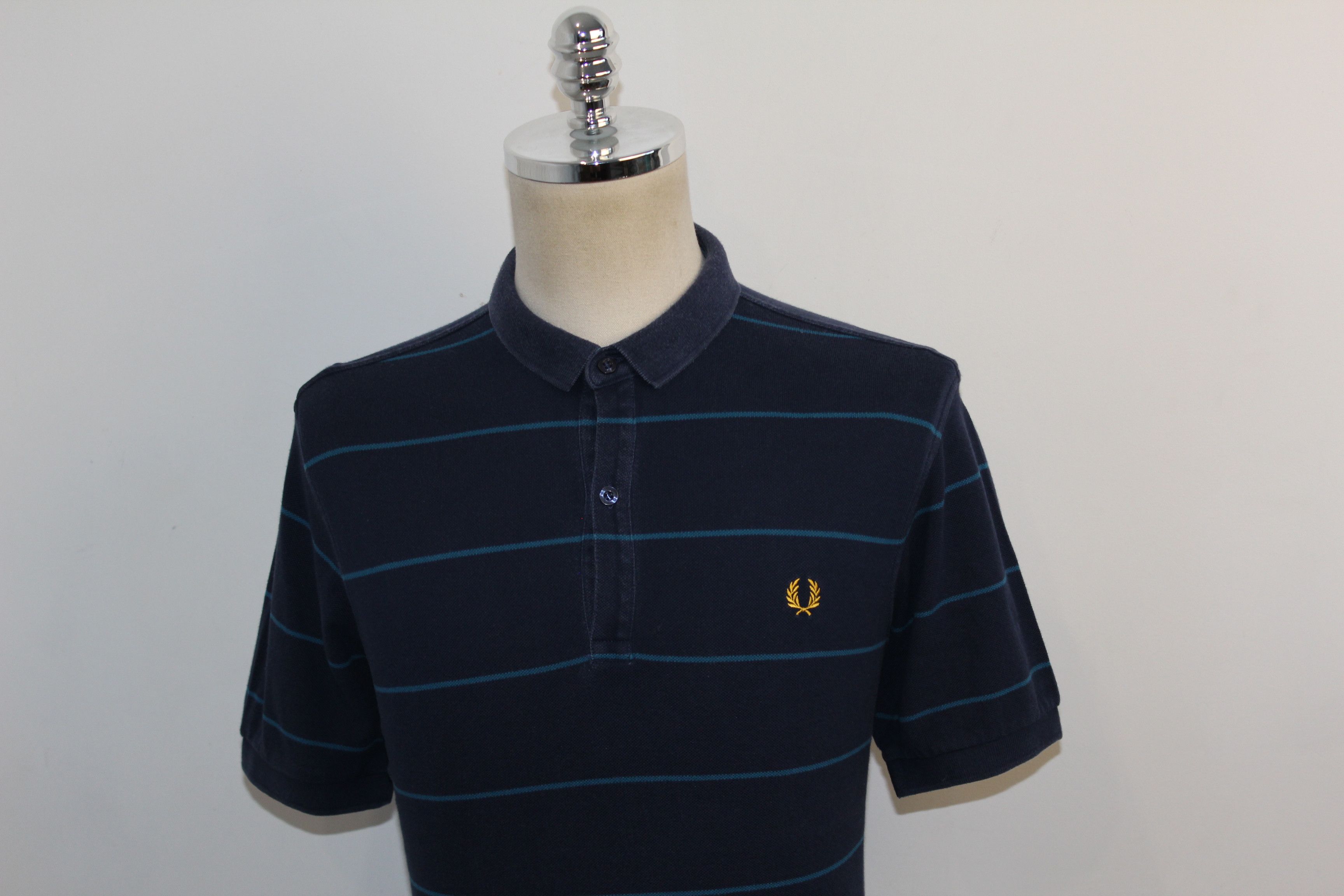 Fred Perry Fred Perry Short Sleeve Blue Polo Shirt Size US L / EU 52-54 / 3 - 5 Thumbnail