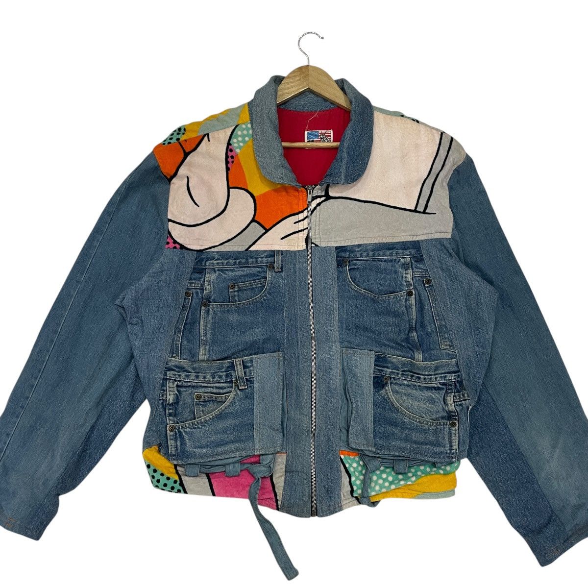 Cartoon Network Vintage 90s Looney Tunes Warne Bros Race Denim Size US XL / EU 56 / 4 - 1 Thumbnail
