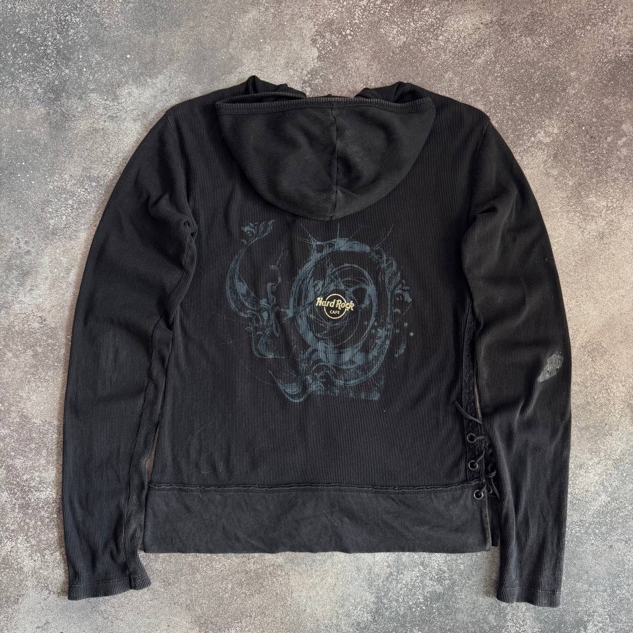 Hard Rock Cafe Hard Rock Cafe Vintage Gothic Zip Hoodie Size M / US 6-8 / IT 42-44 - 7 Thumbnail