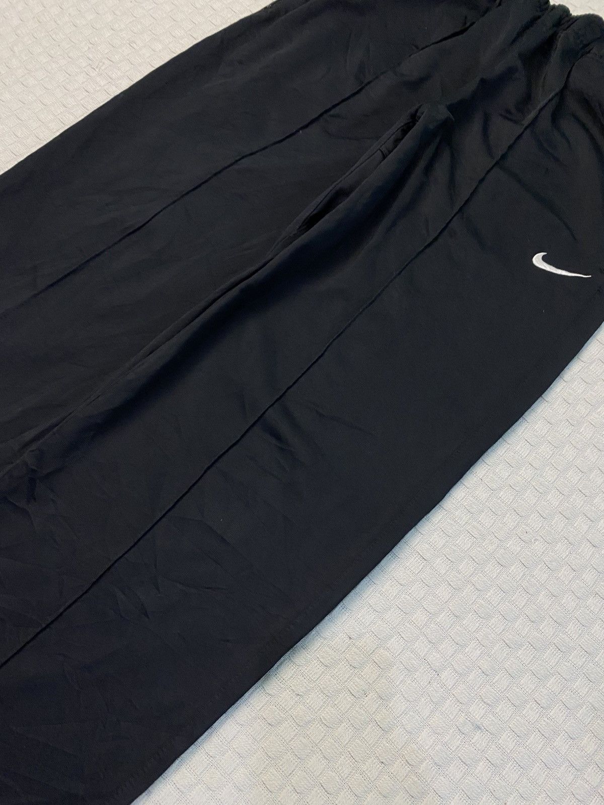 NOCTA × Nike 💥 VINTAGE NIKE BAGGY BLACK WIDE LEG TRACK PANTS Y2K Size US 28 / EU 44 - 10 Thumbnail