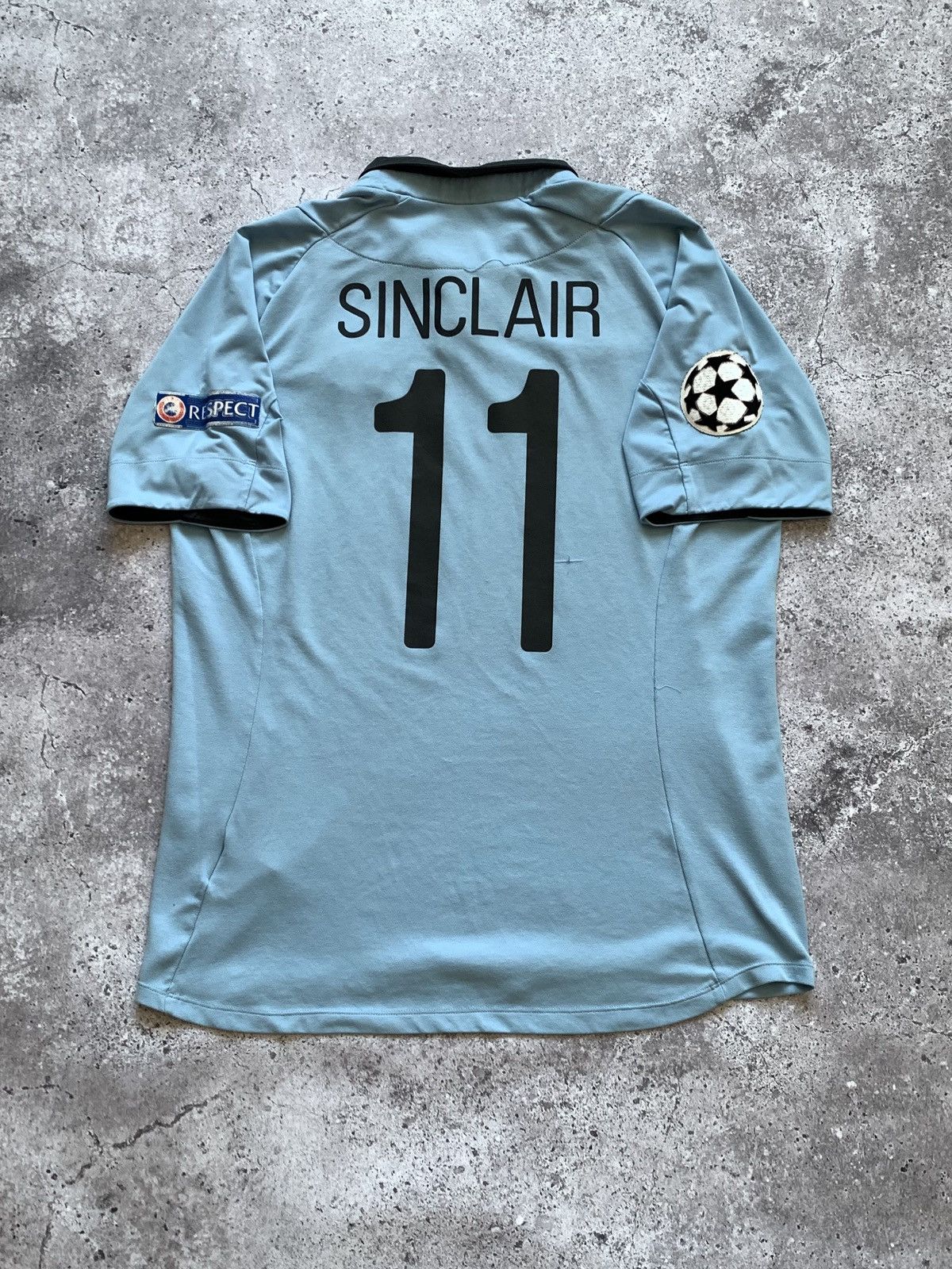 Umbro 🔥MANCHESTER CITY UMRO 2012/13 HOME JERSEY SINCLAIR UCL SHIRT Size US L / EU 52-54 / 3 - 2 Thumbnail