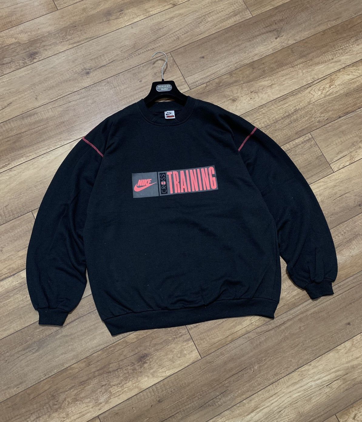 Nike Vintage Nike Cross Training Big logo Sweatshirt Size US XL / EU 56 / 4 - 5 Thumbnail