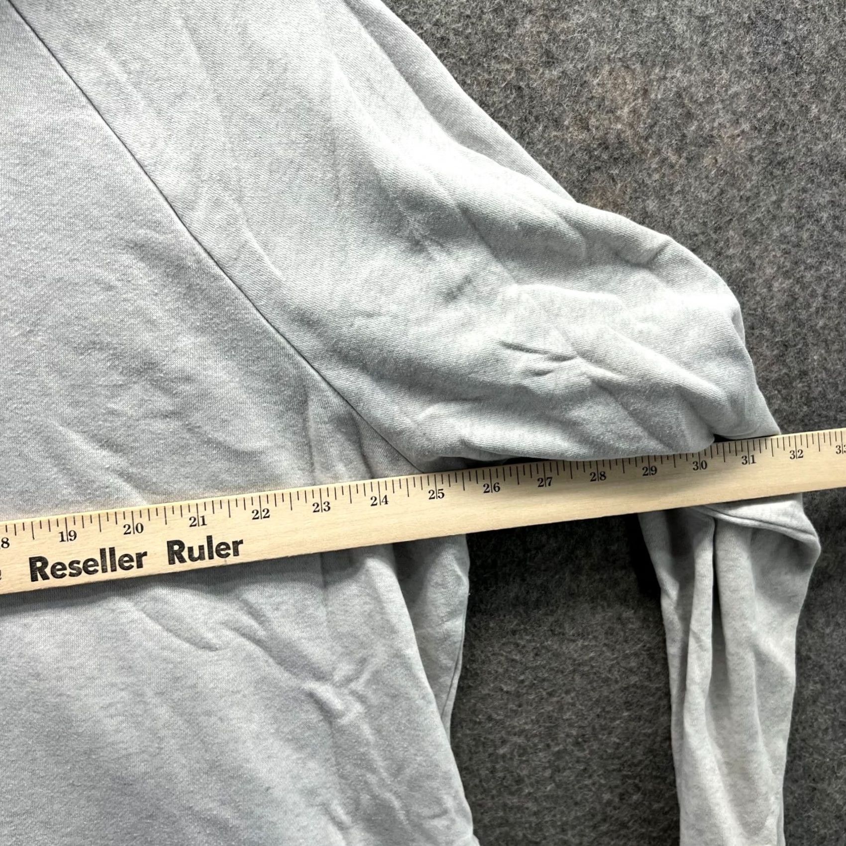 Nike VINTAGE Nike Sweater Dress Shirt Dress Womens Large Gray Fleece Oversized Swoosh Spell Out Tunic Size L / US 10 / IT 46 - 7 Thumbnail