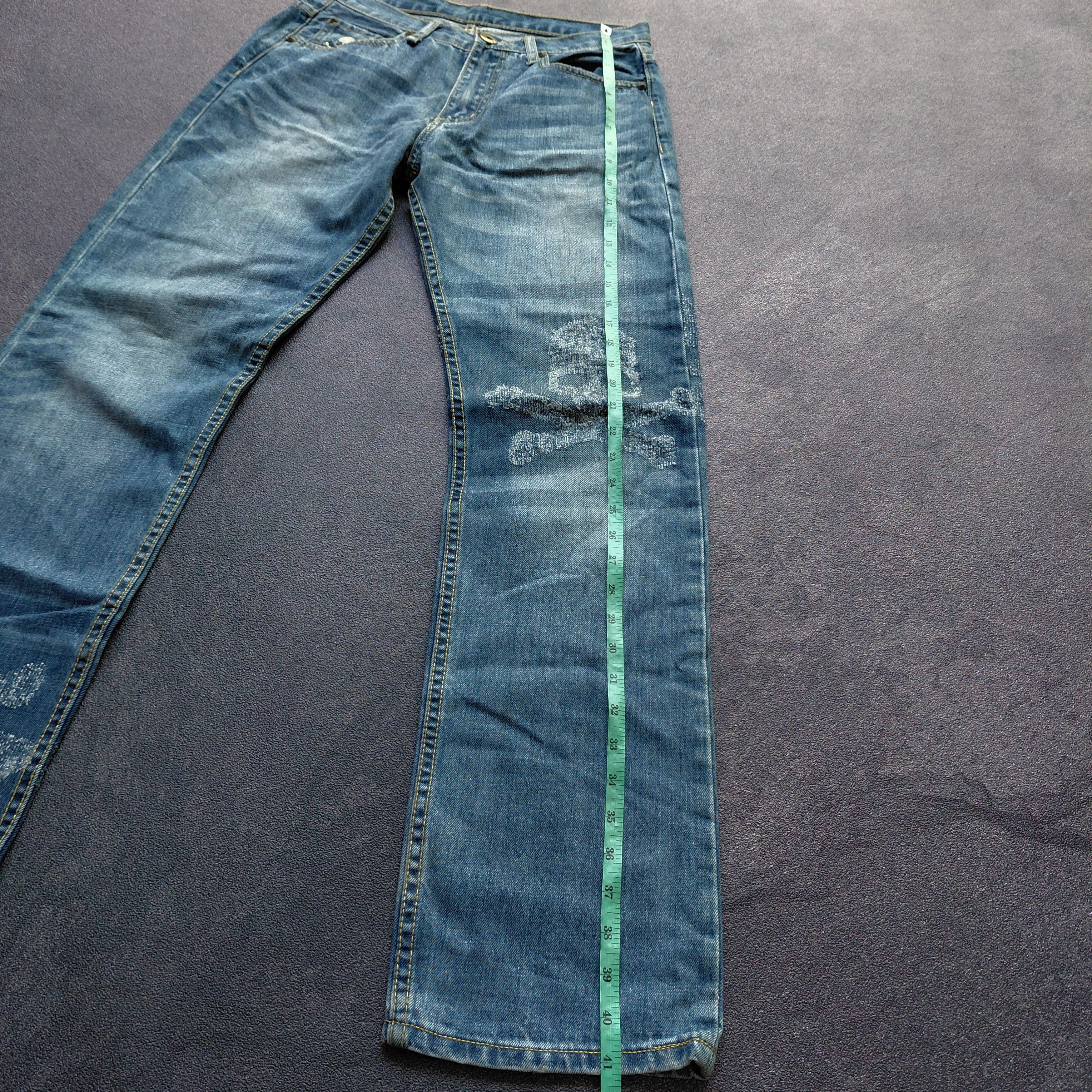 Japanese Brand Vintage Y2K Japanese Skull Pants Size US 28 / EU 44 - 9 Thumbnail