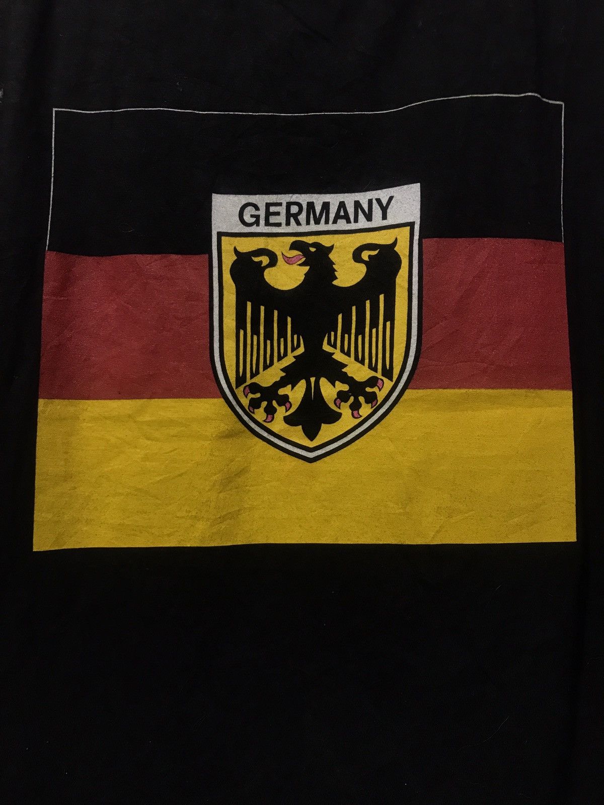 Vintage Vintage 80s 90s Germany Flag T-Shirt Size US XL / EU 56 / 4 - 4 Thumbnail