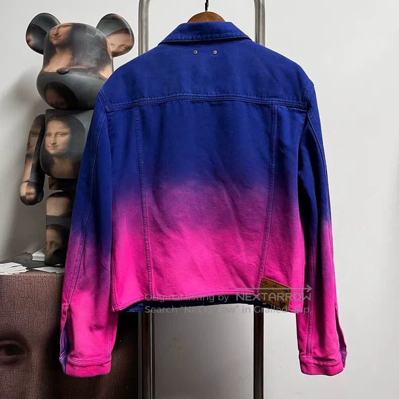 Louis Vuitton Louis Vuitton Neon ombre denim jacket Size US M / EU 48-50 / 2 - 2 Thumbnail