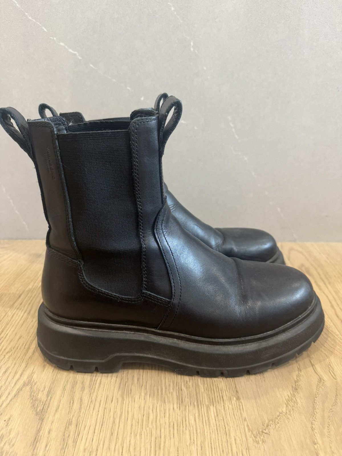 Jeff Chelsea Boots Black Leather