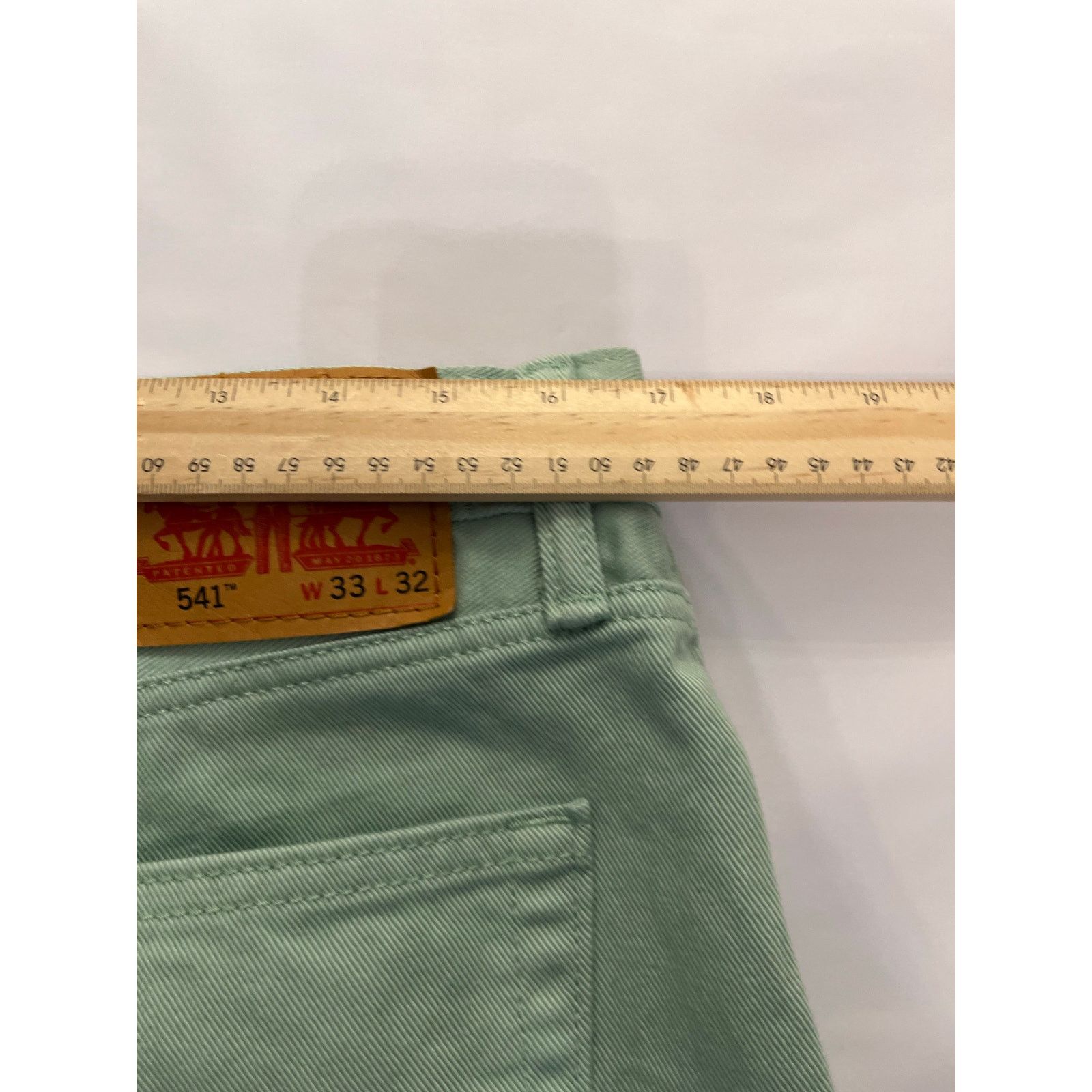 Levi's Levis Mens 541 Jeans Athletic Fit Stretch Green Size 33x32 Size US 33 - 8 Thumbnail