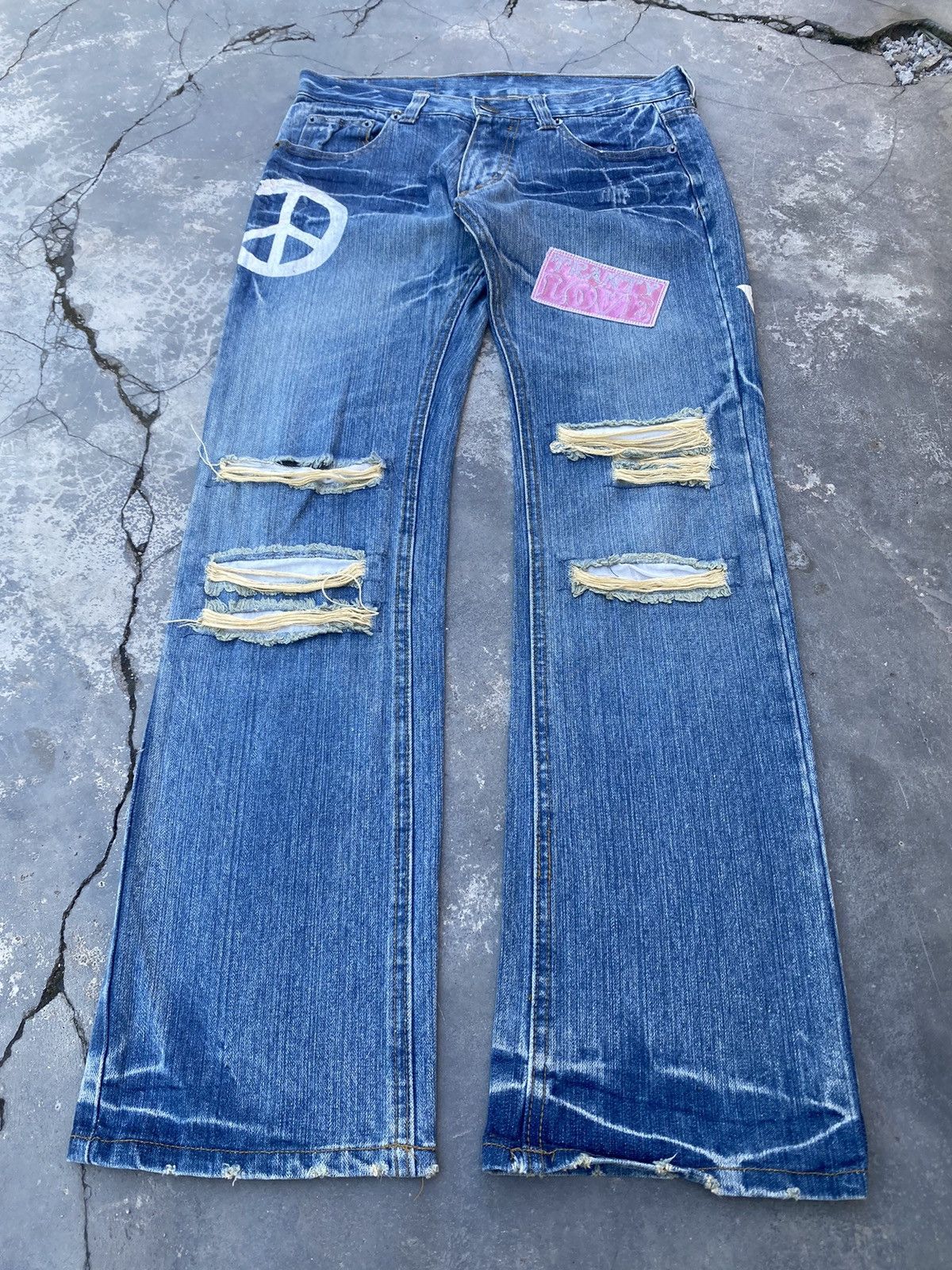Kapital TRANTY Distressed jeans Size US 30 / EU 46 - 1 Thumbnail