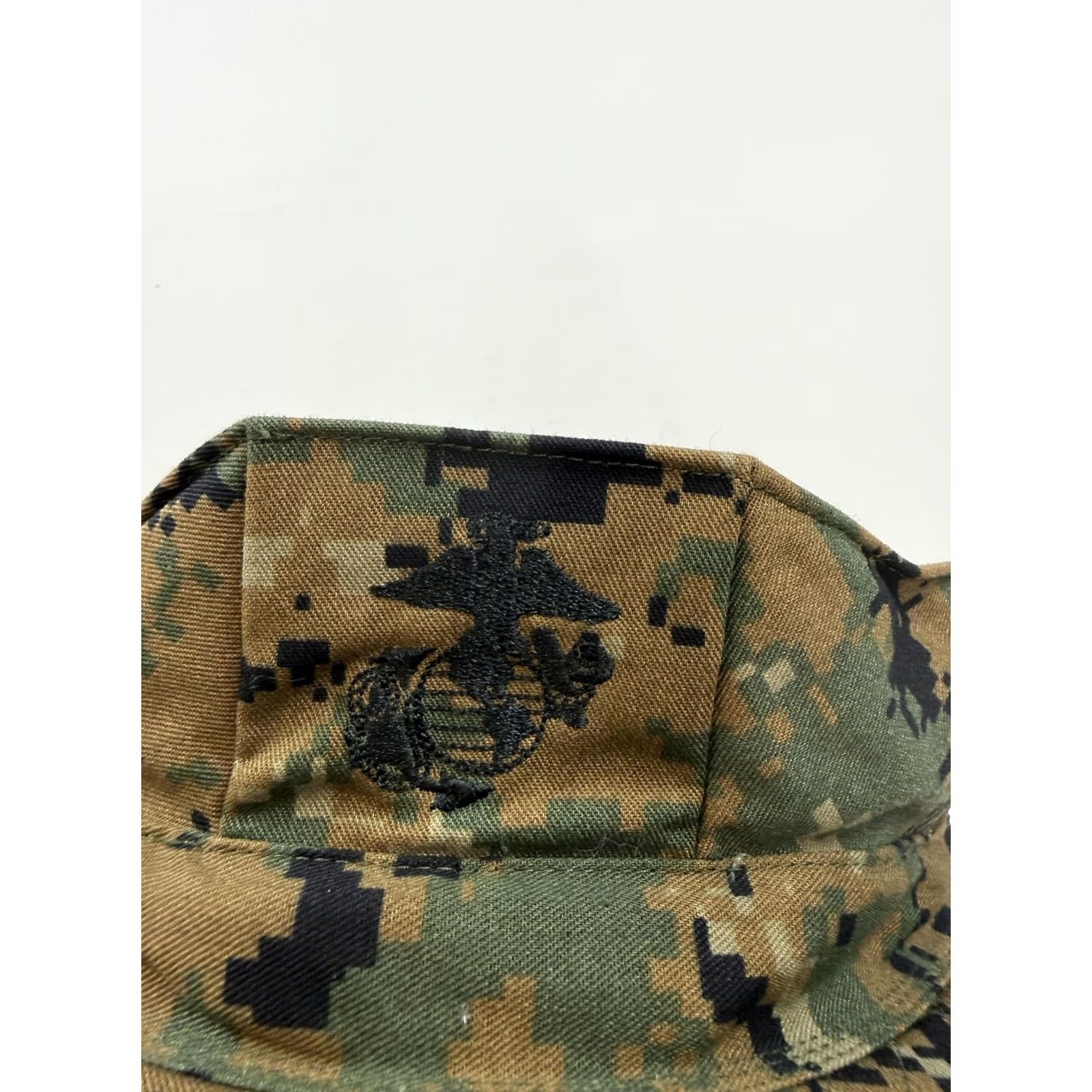 Vintage SEKRI Industries MARPAT Hat Cap Fitted Mens Small Woodland Camo Marine Corps Cap Mens Small MARPAT Woodland USA Military Workwear Hat Size ONE SIZE - 2 Thumbnail