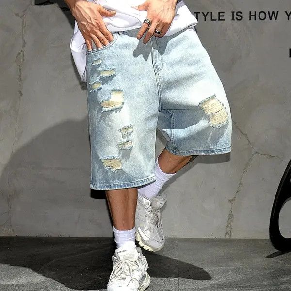 VIBE Vintage Ripped Denim Jorts Size US 28 / EU 44 - 2 Thumbnail