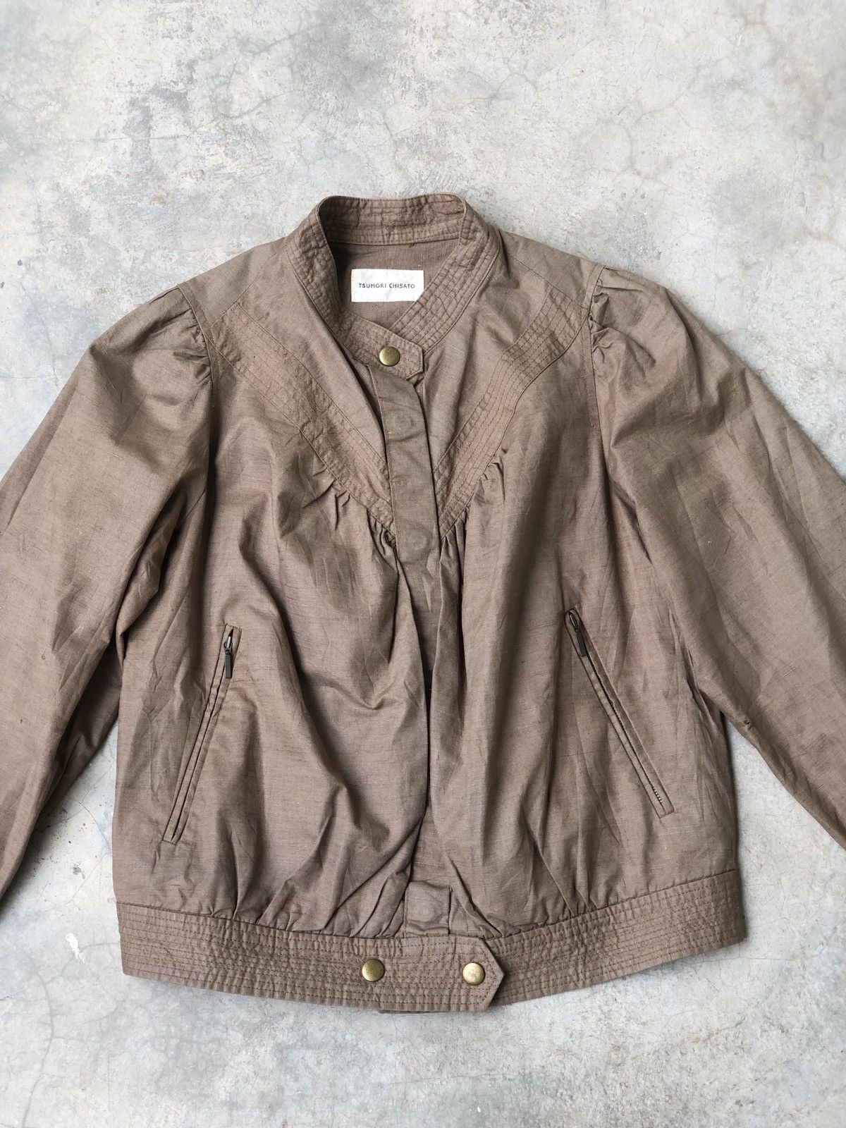 Issey Miyake Vintage issey Miyake Tsumori Chisato Cropped Button Jacket Size XS / US 0-2 / IT 36-38 - 5 Thumbnail