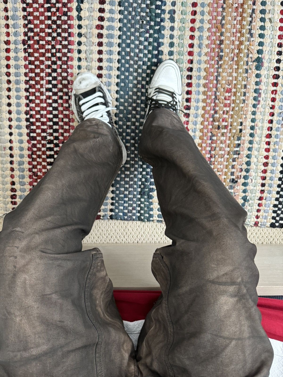 Rick Owens Rick Owens Slab Rust Wax Denim Size US 36 / EU 52 - 10 Thumbnail