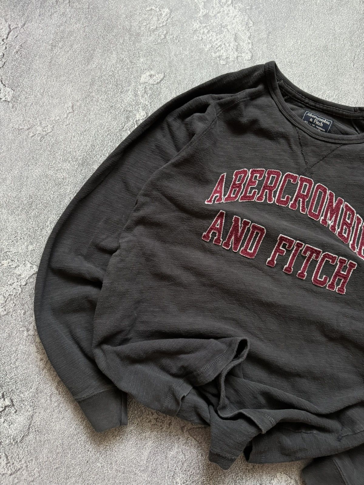 Abercrombie & Fitch × Vintage Abercrombie & Fitch M big logo sweatshirt long sleeve jumper Size US M / EU 48-50 / 2 - 2 Thumbnail