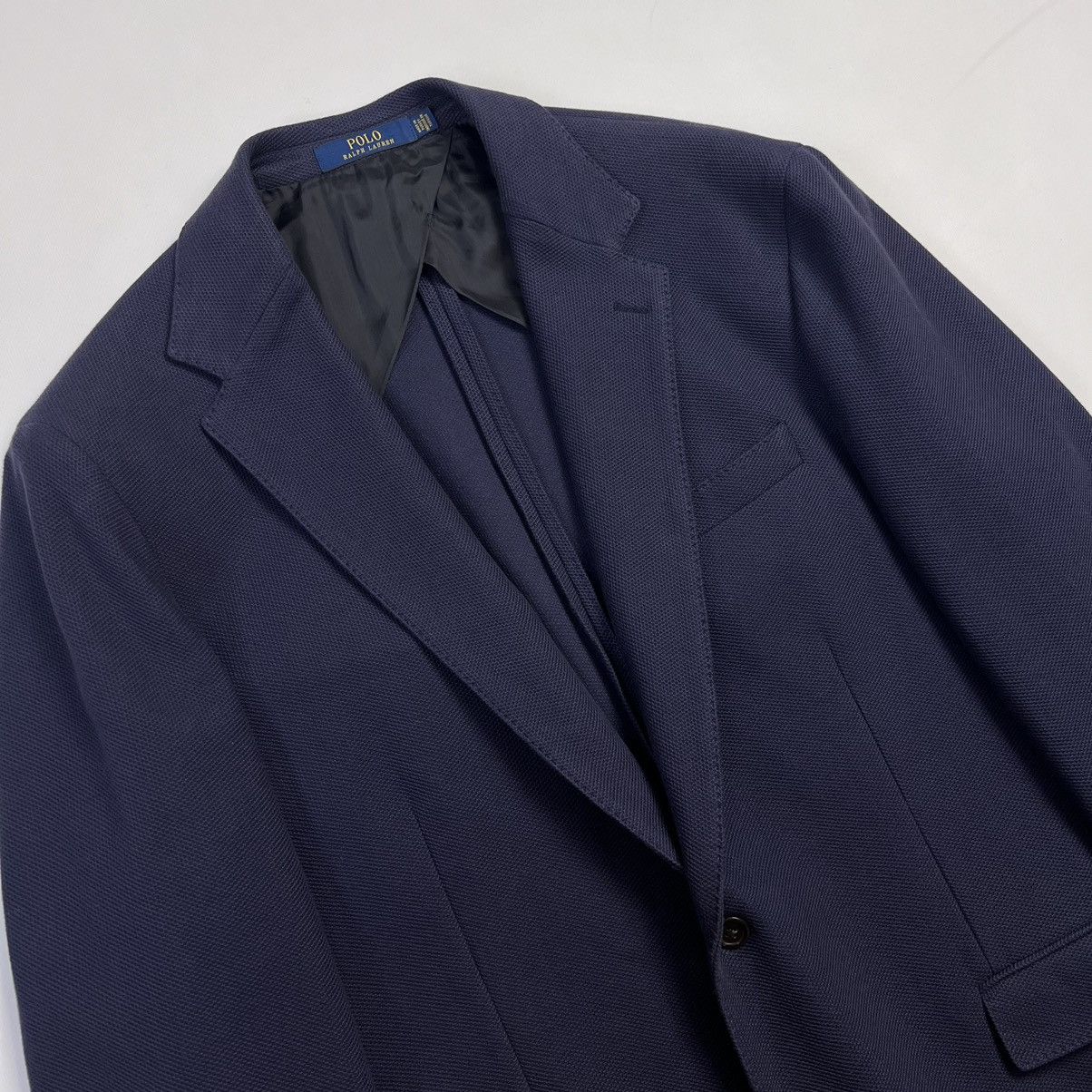 Polo Ralph Lauren × Ralph Lauren Ralph Lauren cotton knit blazer jacket sport coat Size 46R - 2 Thumbnail