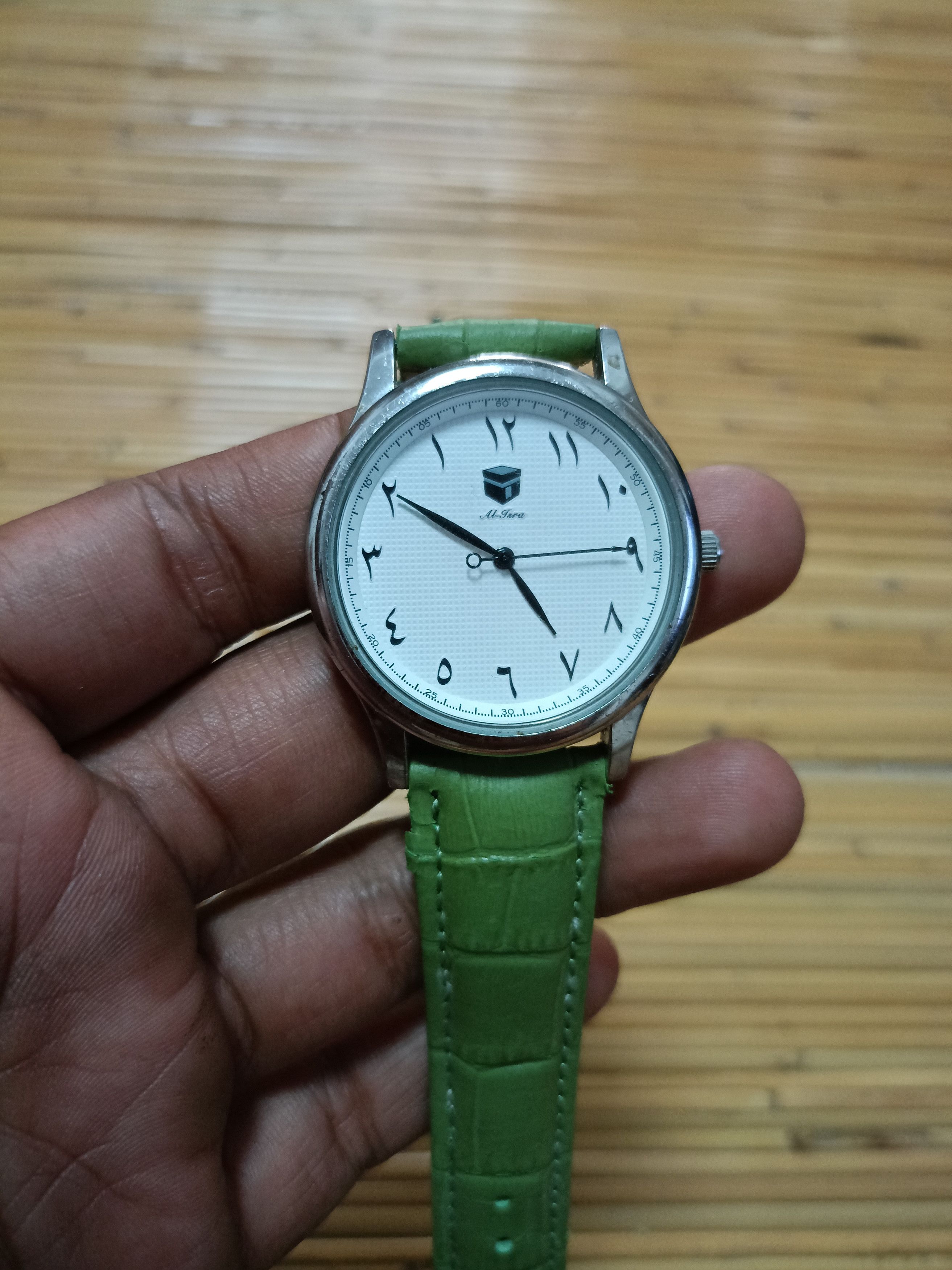 Vintage Al Isra kaabah arabic font counter clockwise rotation watch Size ONE SIZE - 19 Thumbnail