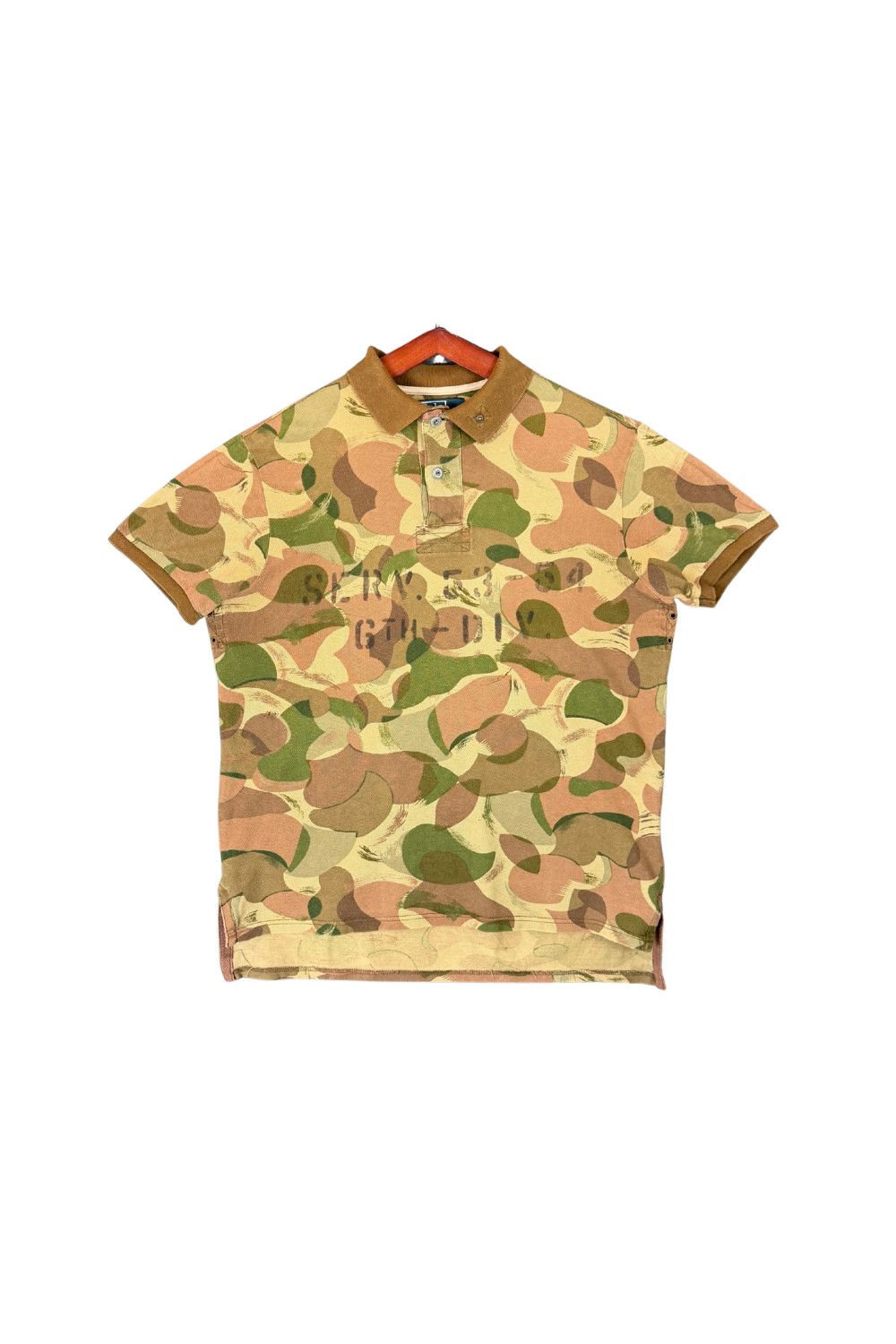 ss11 Polo Ralph Lauren Camouflage Military Graphic Polo image 2