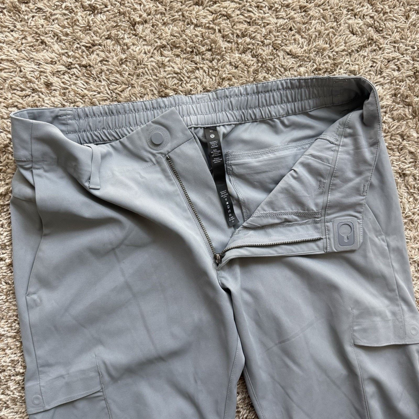Lululemon Lululemon Pants Men’s 32 Rhino Gray Fixed Waist Cargo 32 Size US 32 / EU 48 - 5 Thumbnail