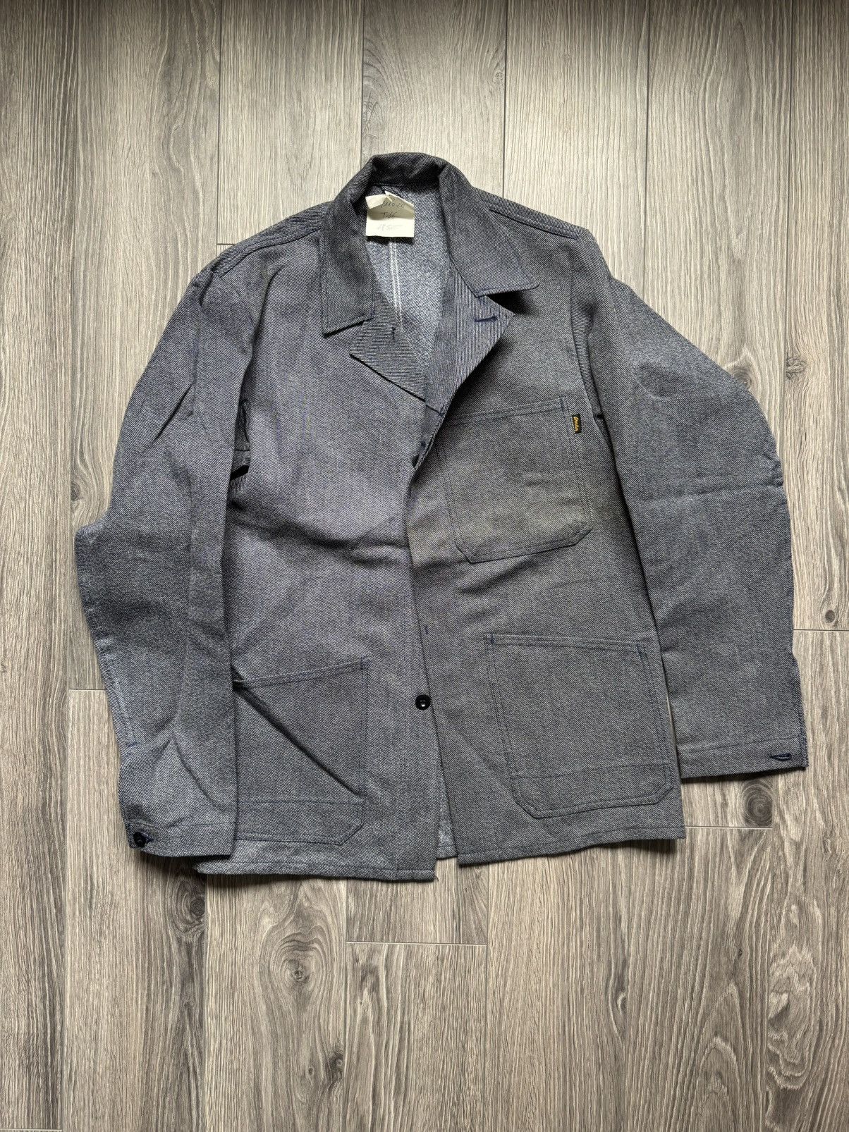Le Laboureur Vintage French Workwear Utility Chore Sanfor Marsum Jacket Size US S / EU 44-46 / 1 - 5 Thumbnail