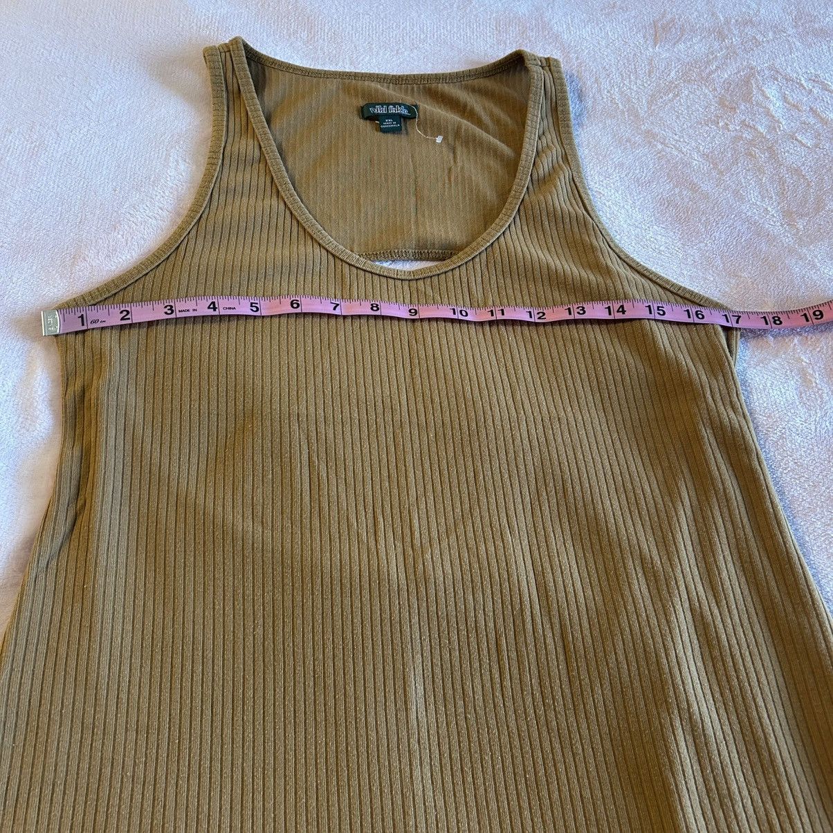 Other Wild Fable brown ribbed sleeveless open back midi dress XXL Size XXL / US 16-18 / IT 52-54 - 8 Thumbnail