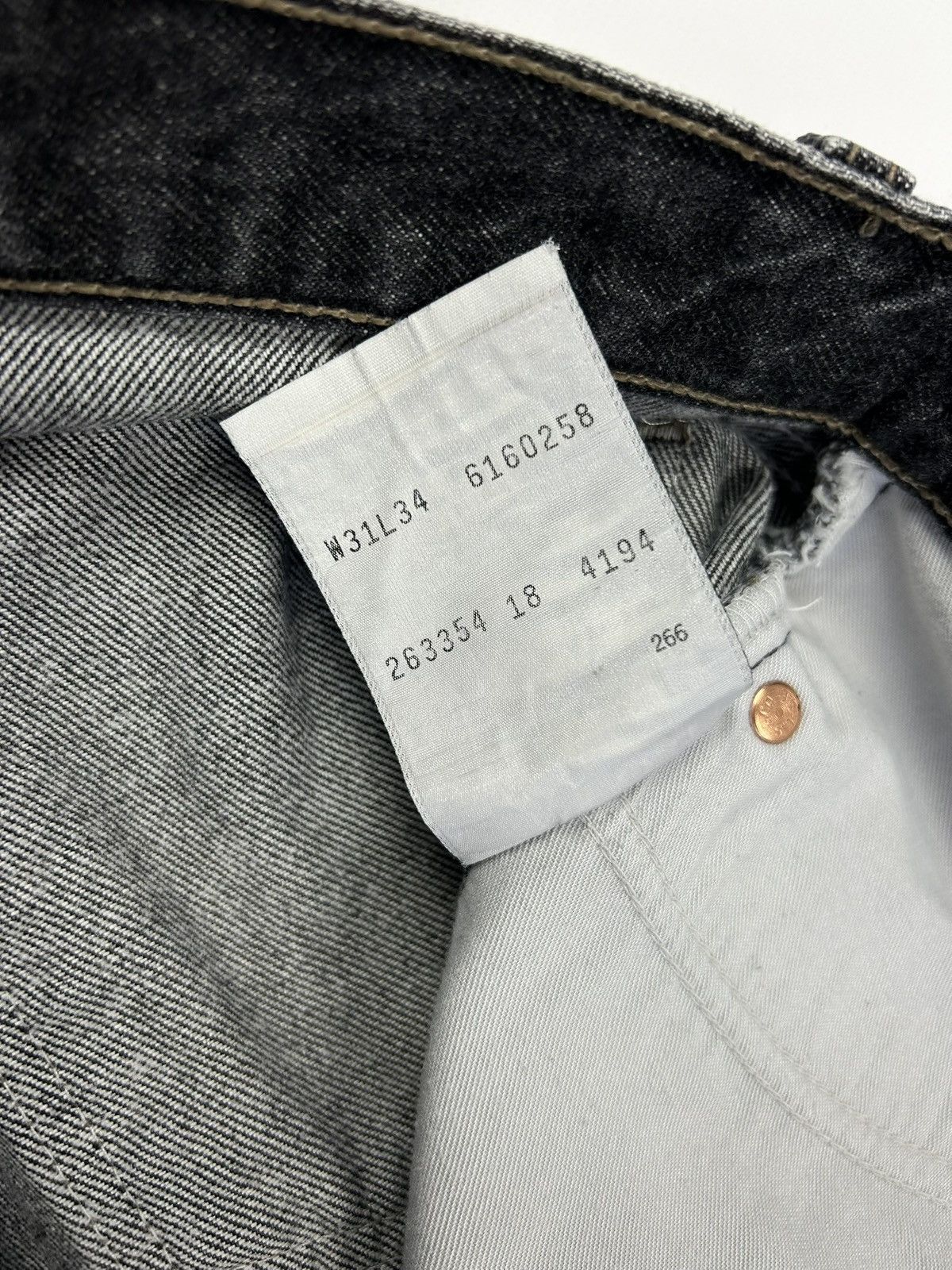 Levi's Vintage Clothing Rare Levis 616 Orange Tab Vintage Jeans Grey Denim Y2k Size US 31 - 13 Thumbnail