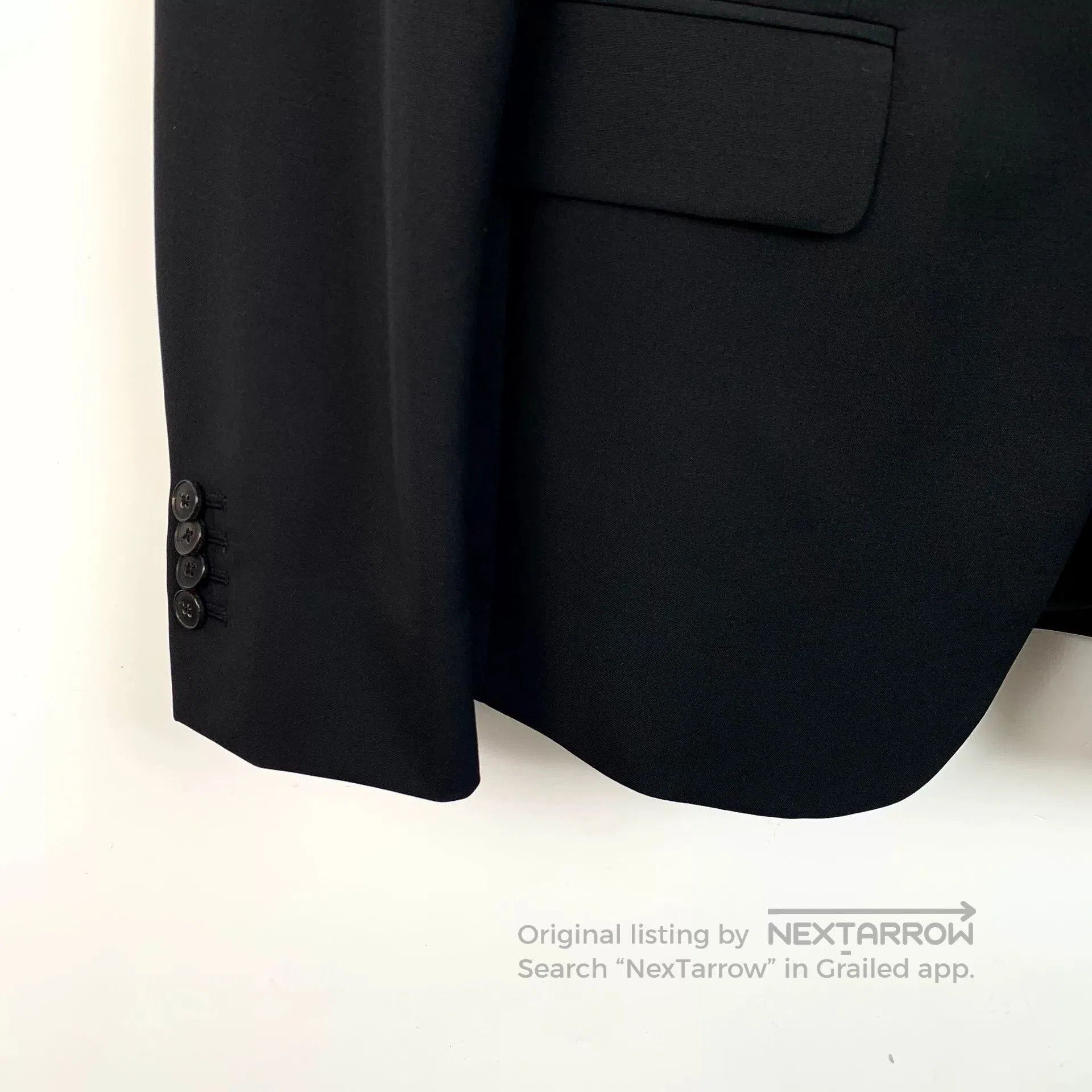 Valentino Valentino Black Collared Long-Sleeve Blazer. Size US S / EU 44-46 / 1 - 4 Thumbnail