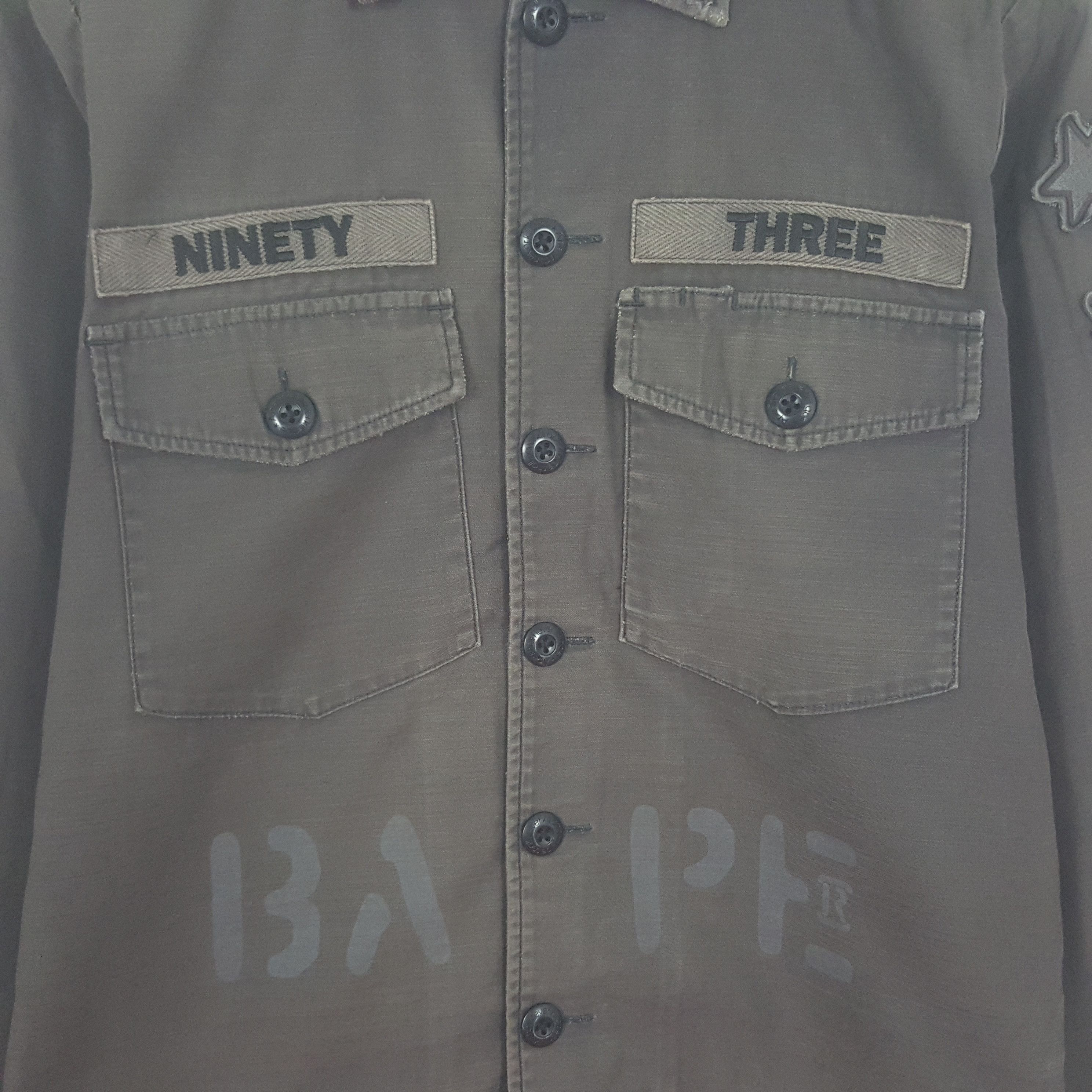 Bape Vintage BAPE A Bathing Ape Button Up Jacket Size US XS / EU 42 / 0 - 4 Thumbnail